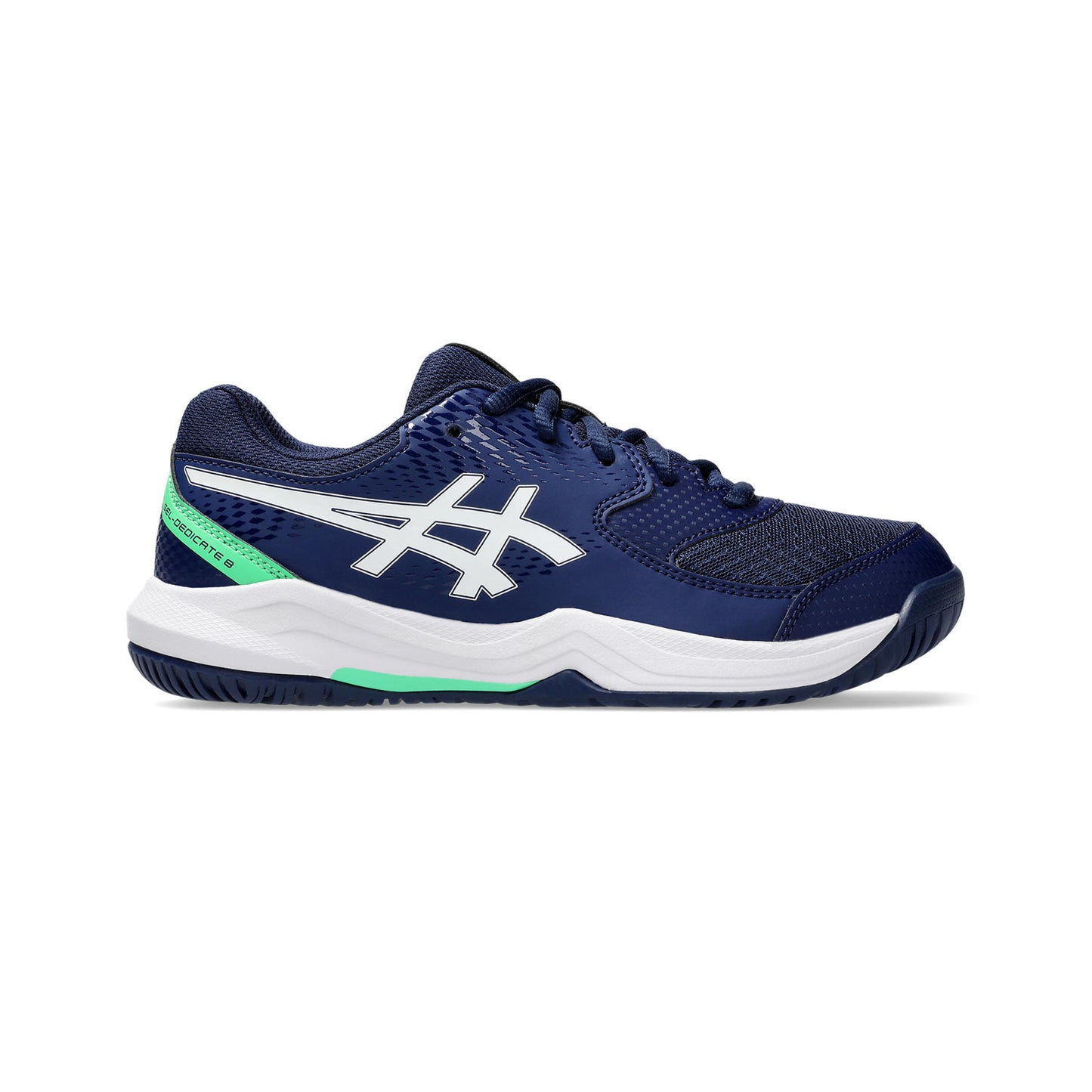ASICS Gel-Dedicate 8 GS Allcourtschuh Kinder - blau, weiß
