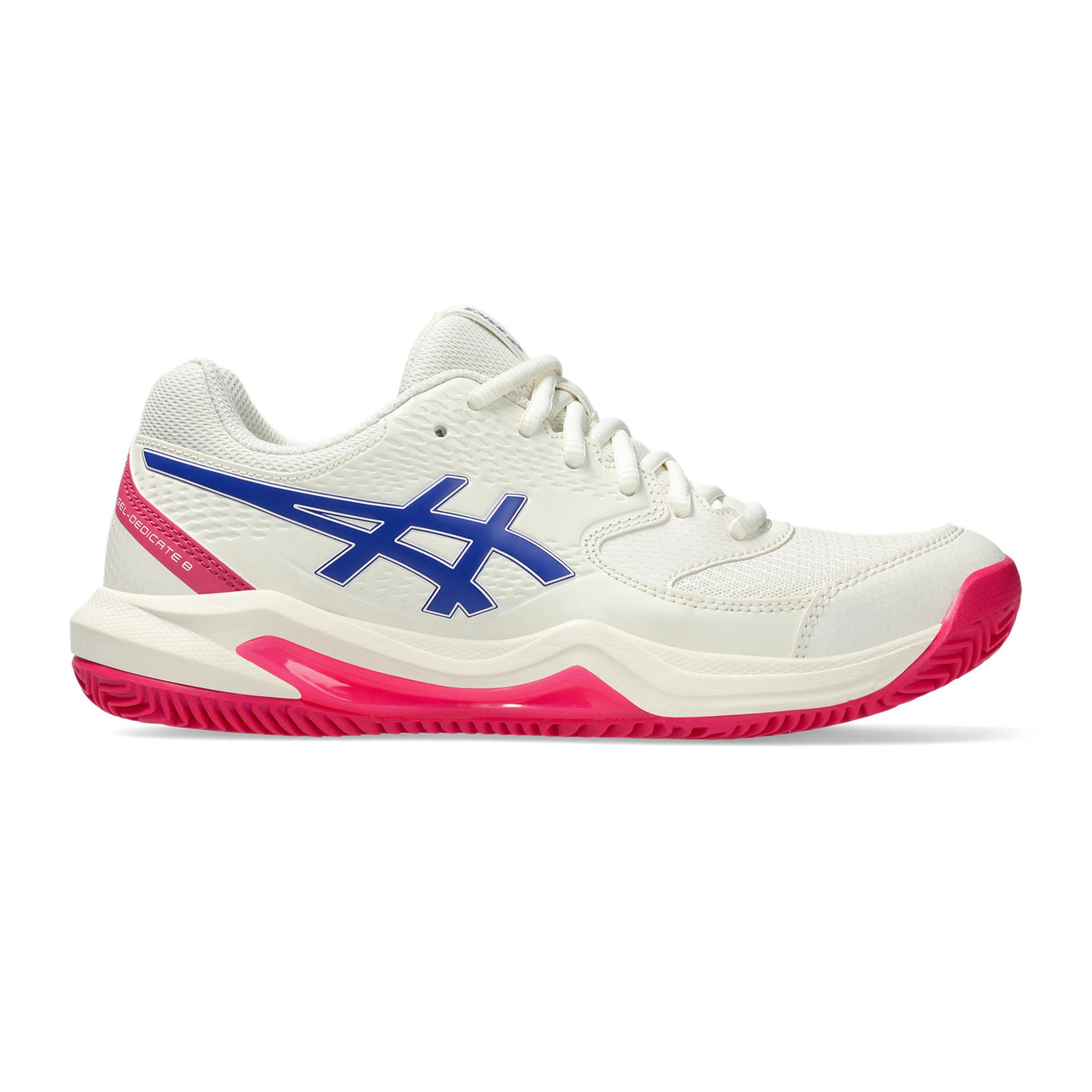 ASICS Gel-Dedicate 8 Sandplatzschuh Damen - creme, dunkelblau
