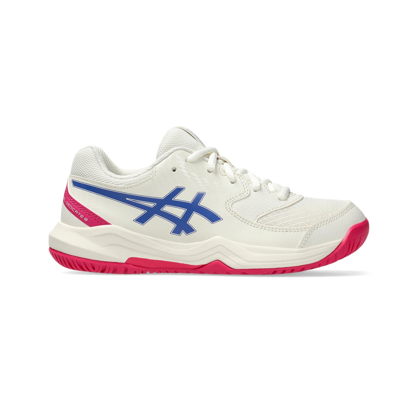 ASICS Gel-Dedicate 8 GS Allcourtschuh Kinder - creme, dunkelblau