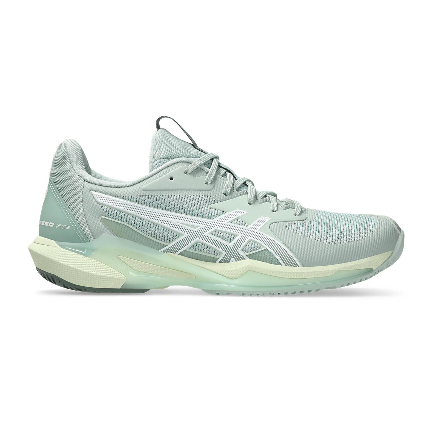 ASICS Solution Speed FF 3 Allcourtschuh Damen - blaugrau, weiß