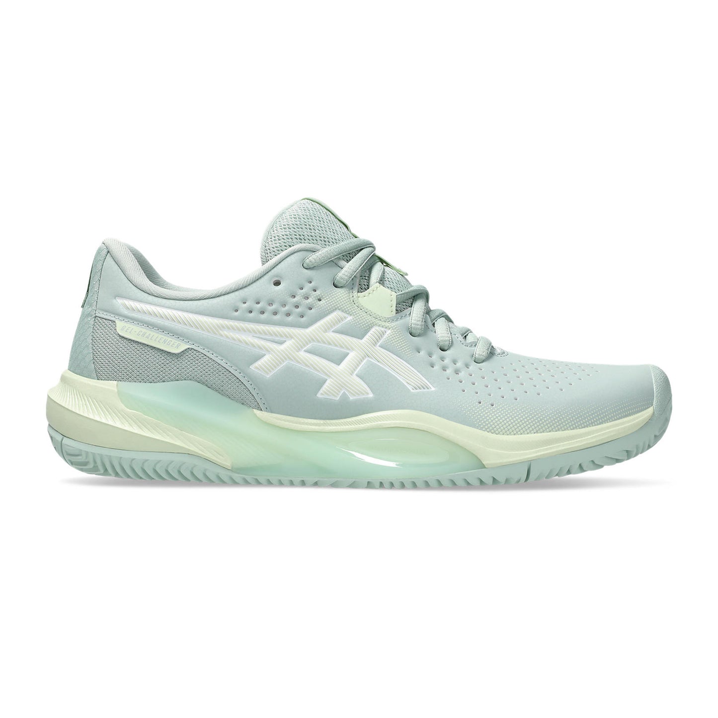 ASICS Gel-Challenger 15 Sandplatzschuh Damen - blaugrau, limette