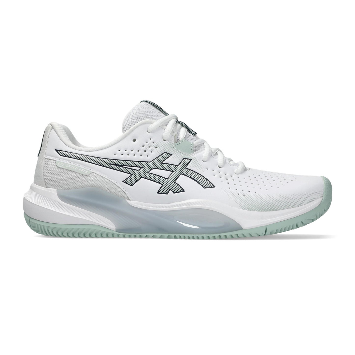 ASICS Gel-Challenger 15 Sandplatzschuh Herren - weiß, blaugrau