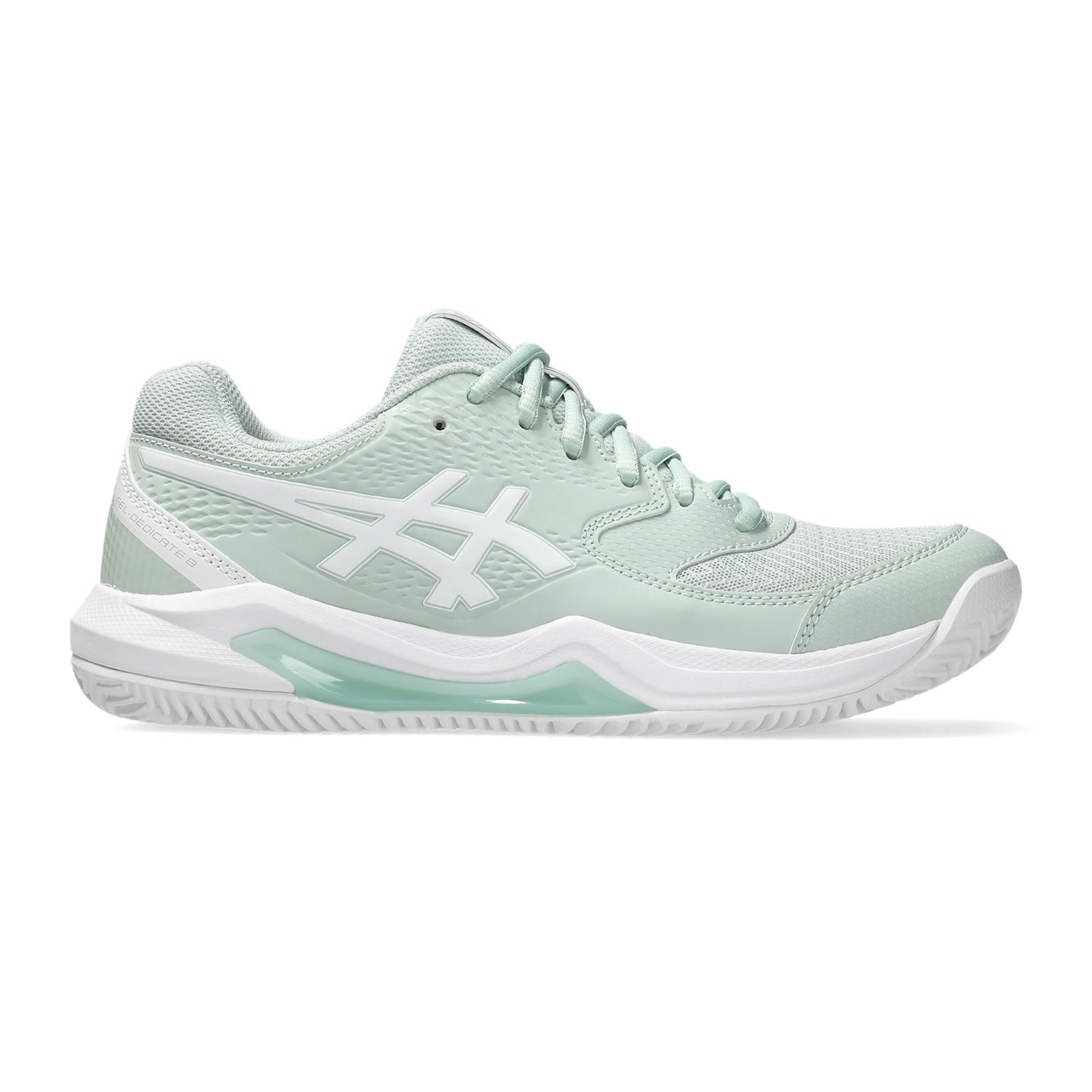 ASICS Gel-Dedicate 8 Sandplatzschuh Damen - blaugrau, weiß