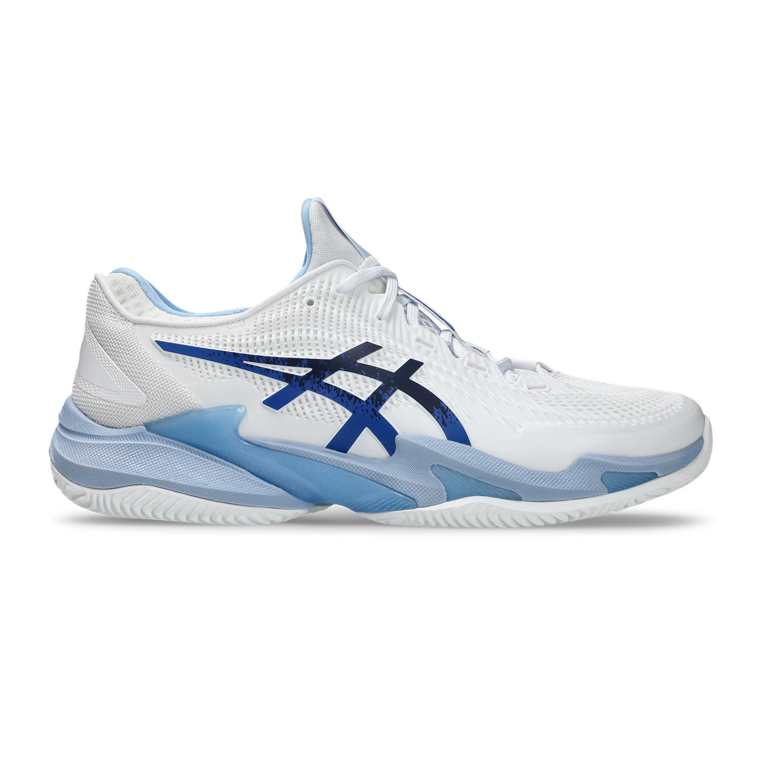 ASICS Court FF 3 Novak Sandplatzschuh Herren - weiß, türkis