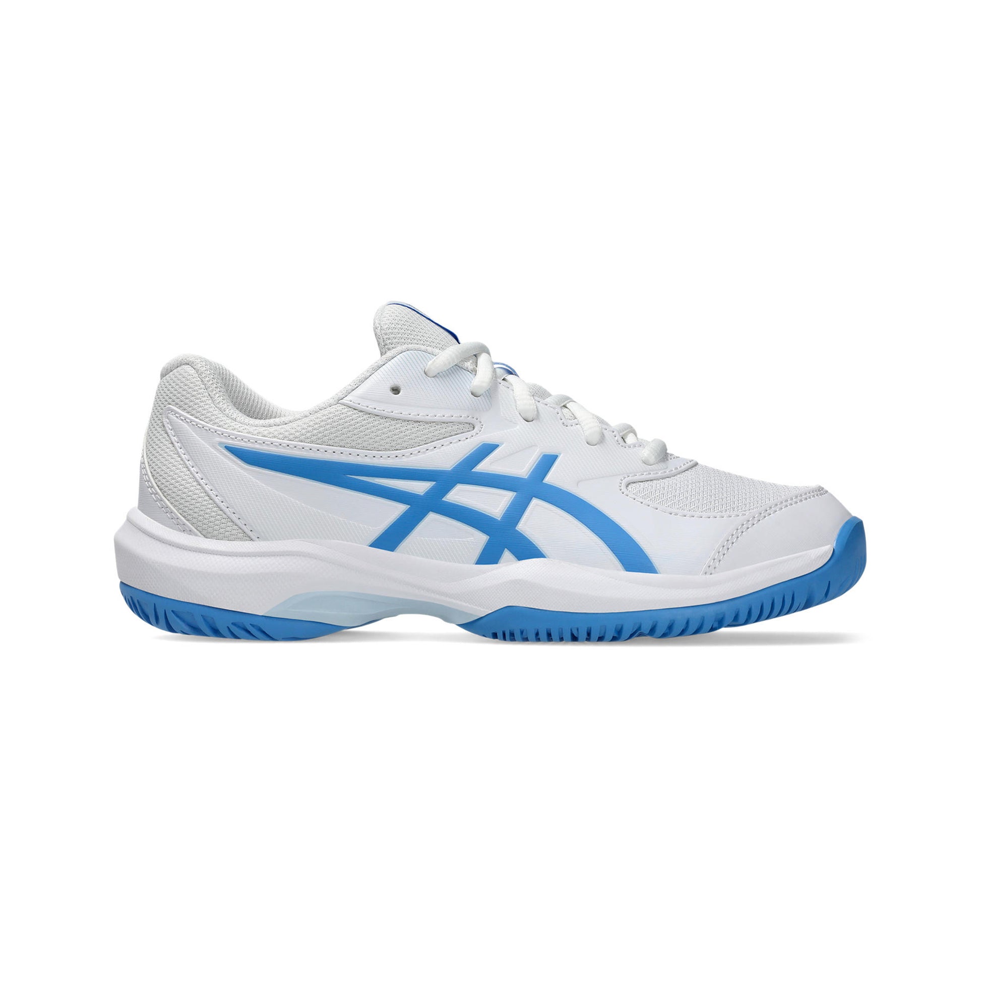 ASICS Gel-Game Allcourtschuh Kinder - weiß, blau