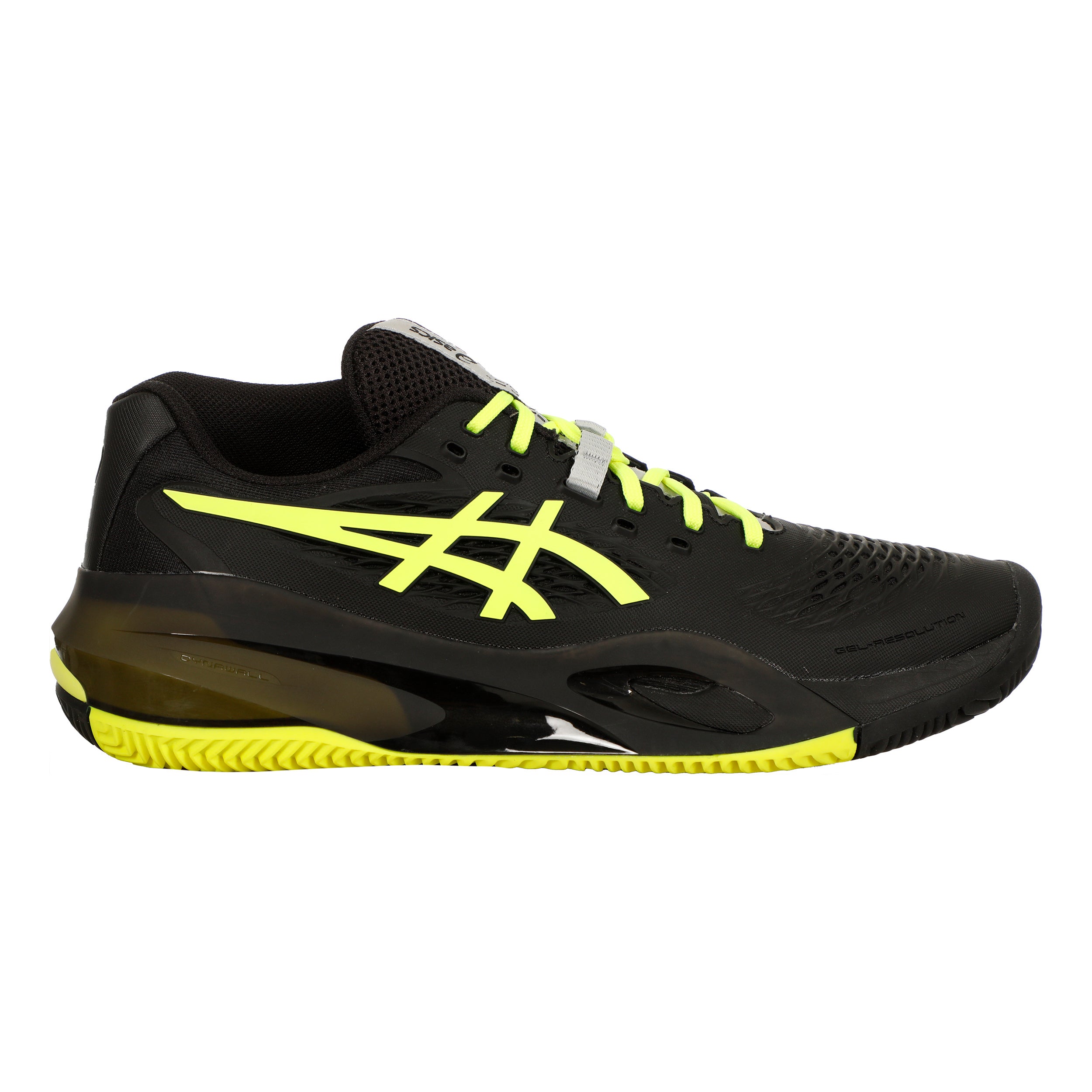 ASICS Gel-Resolution X Sandplatzschuh Herren - schwarz, neongelb