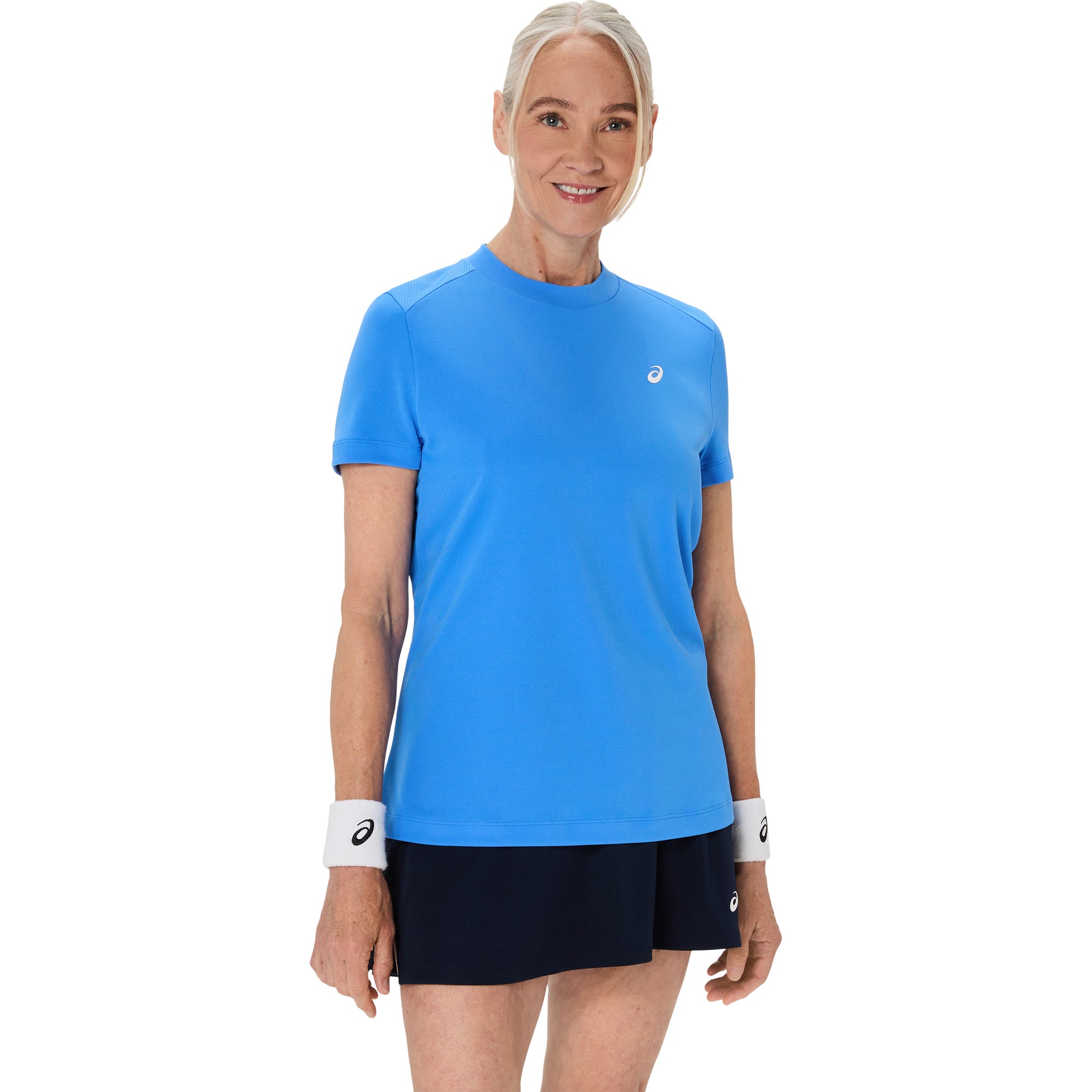 ASICS Court T-Shirt Damen - blau