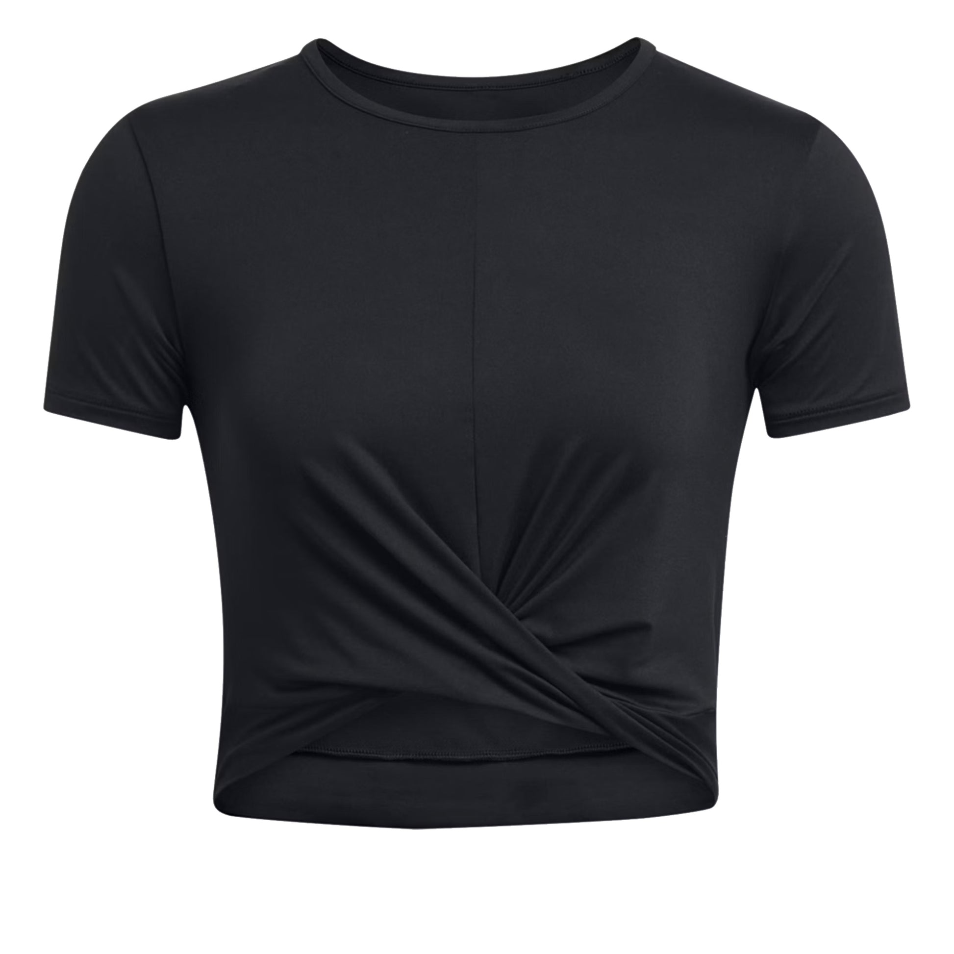 Under Armour Motion Crossover Crop T-Shirt Damen-Schwarz