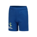 Tech Logo Shorts Jungen - blau, weiß