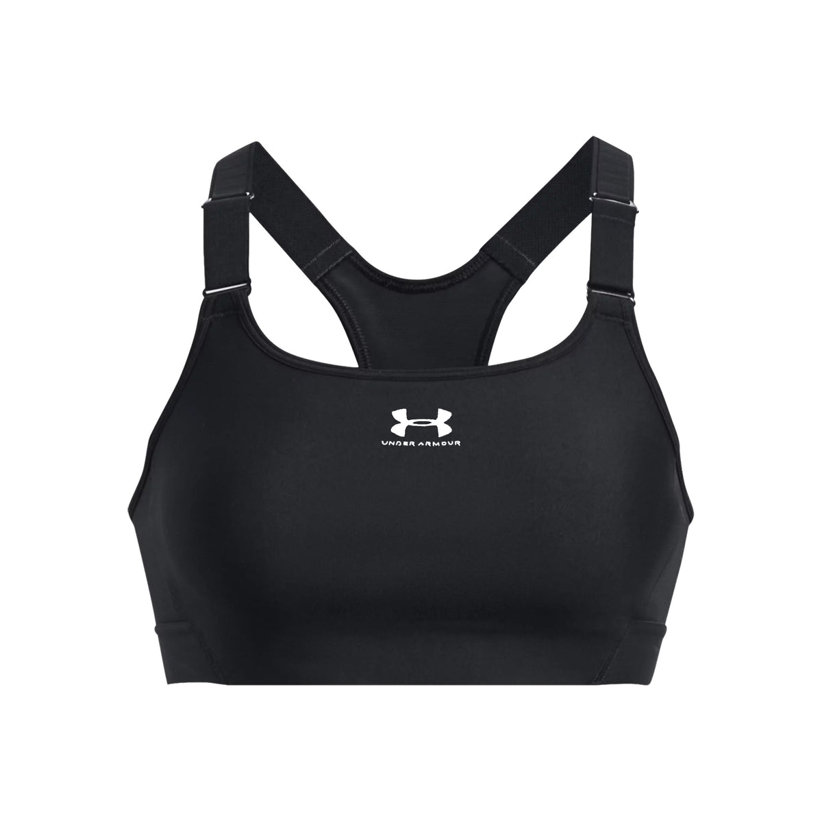 Under Armour Heatgear High Sport-BH Damen-Schwarz,Weiß