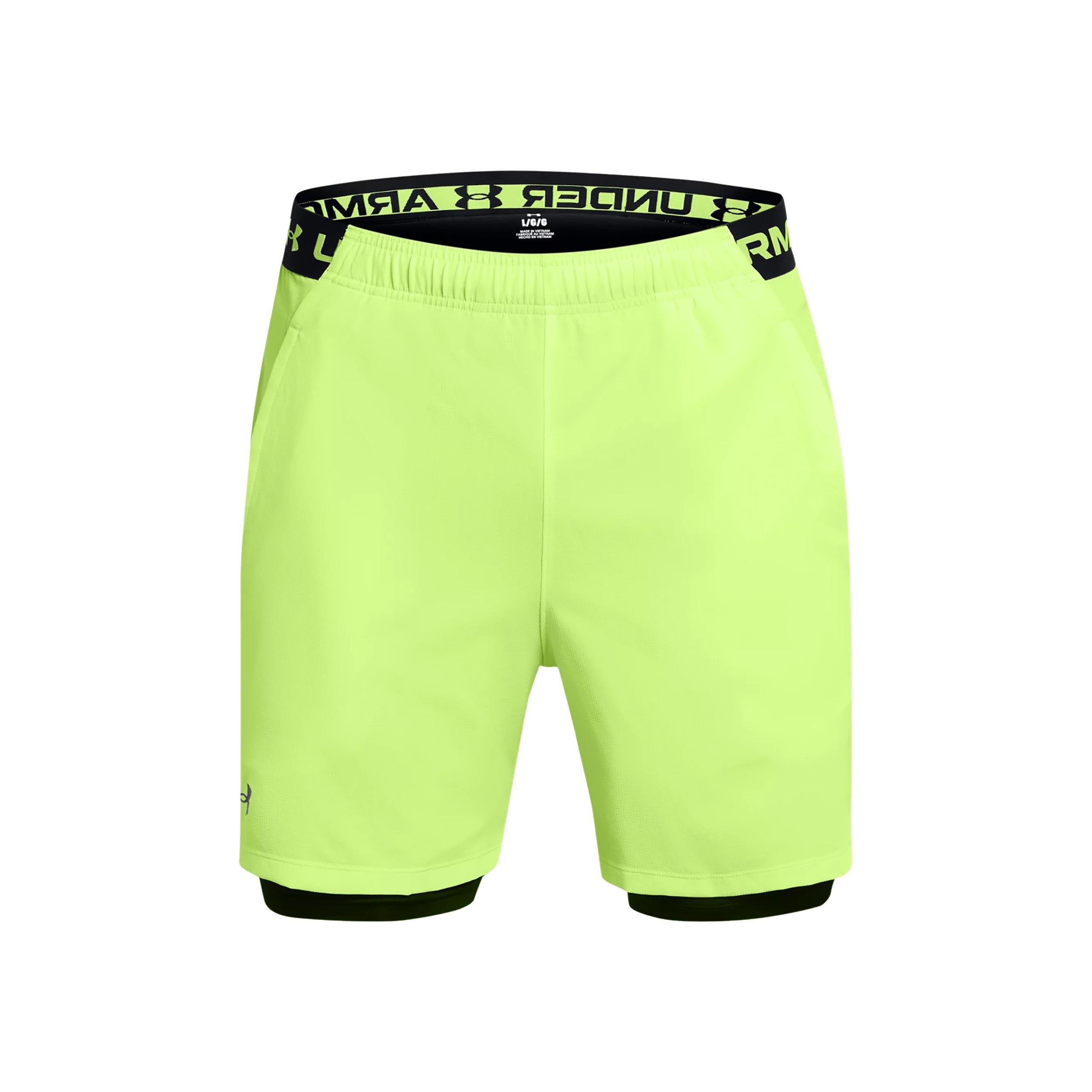 Under Armour Vanish Woven 2in1 Shorts Herren - grün,