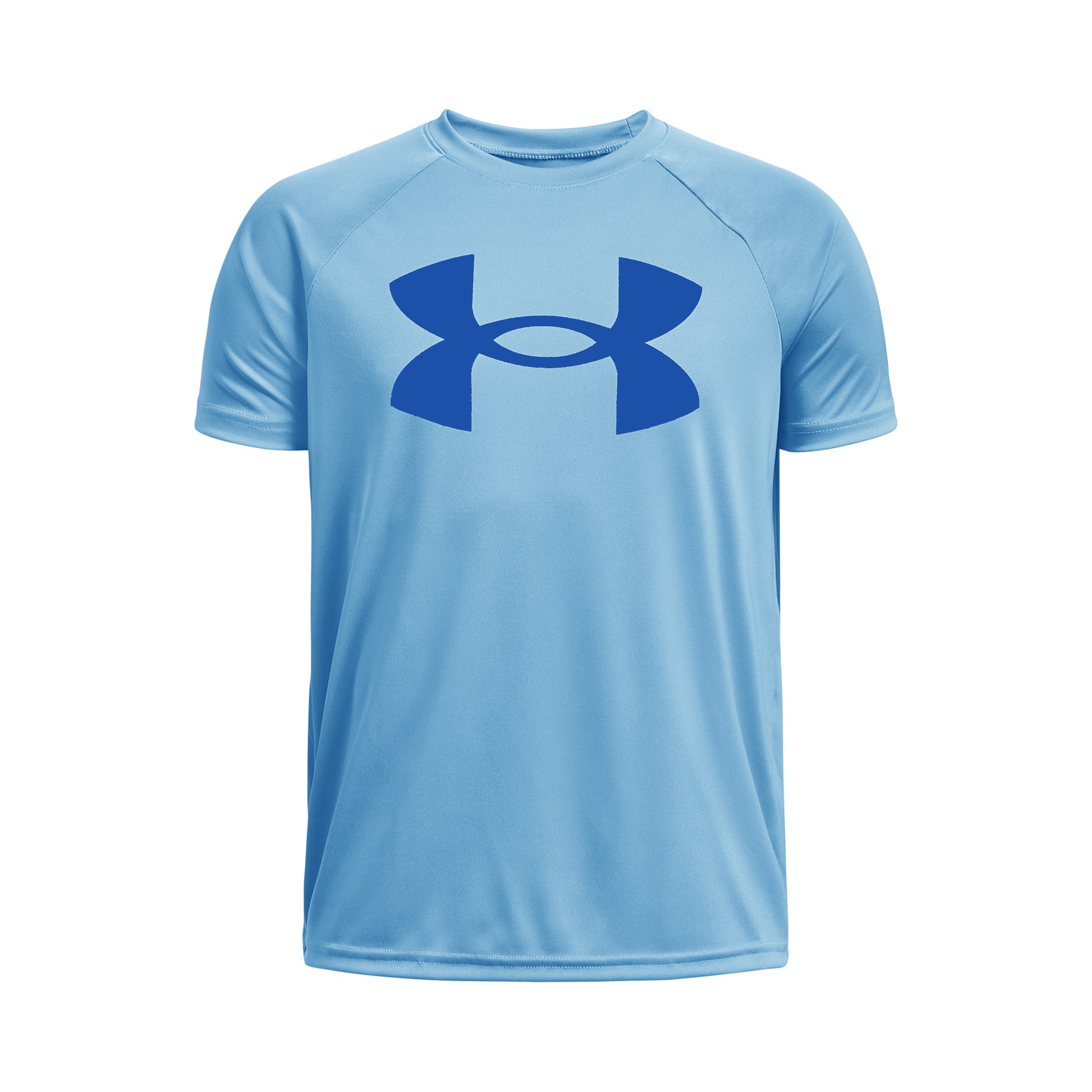 Under Armour Tech Big Logo T-Shirt Jungen - hellblau,