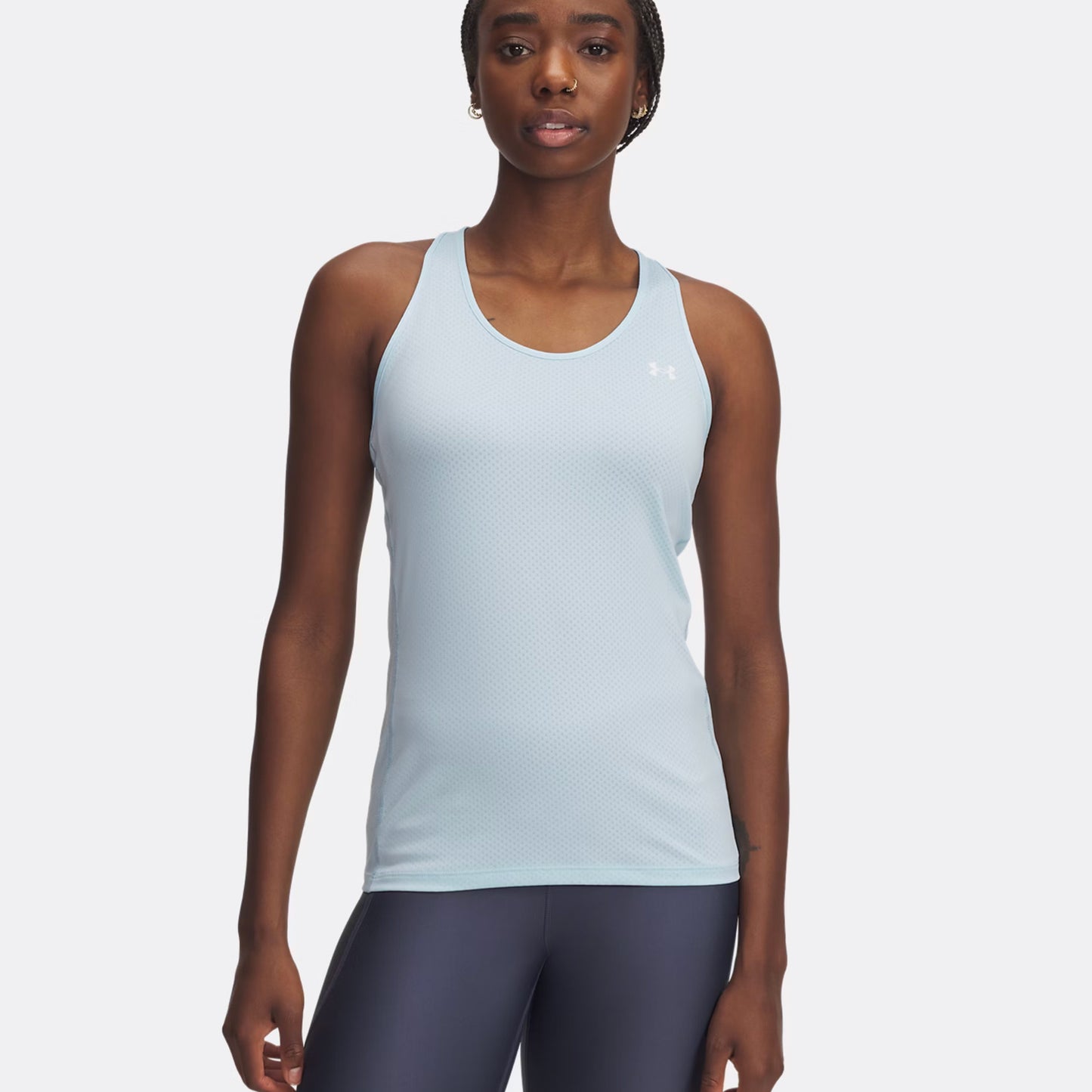 Under Armour Tech Racer Tank-Top Damen-Blaugrau