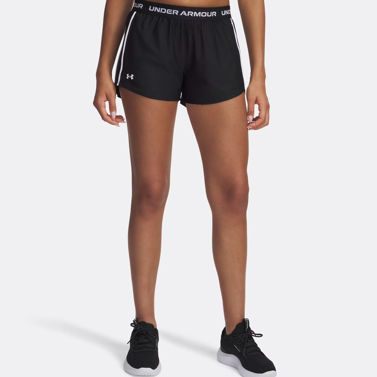 Under Armour Tech Play Up Ballshorts Damen-Schwarz,Weiß