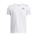 Sportstyle Taped T-Shirt Jungen - weiß,