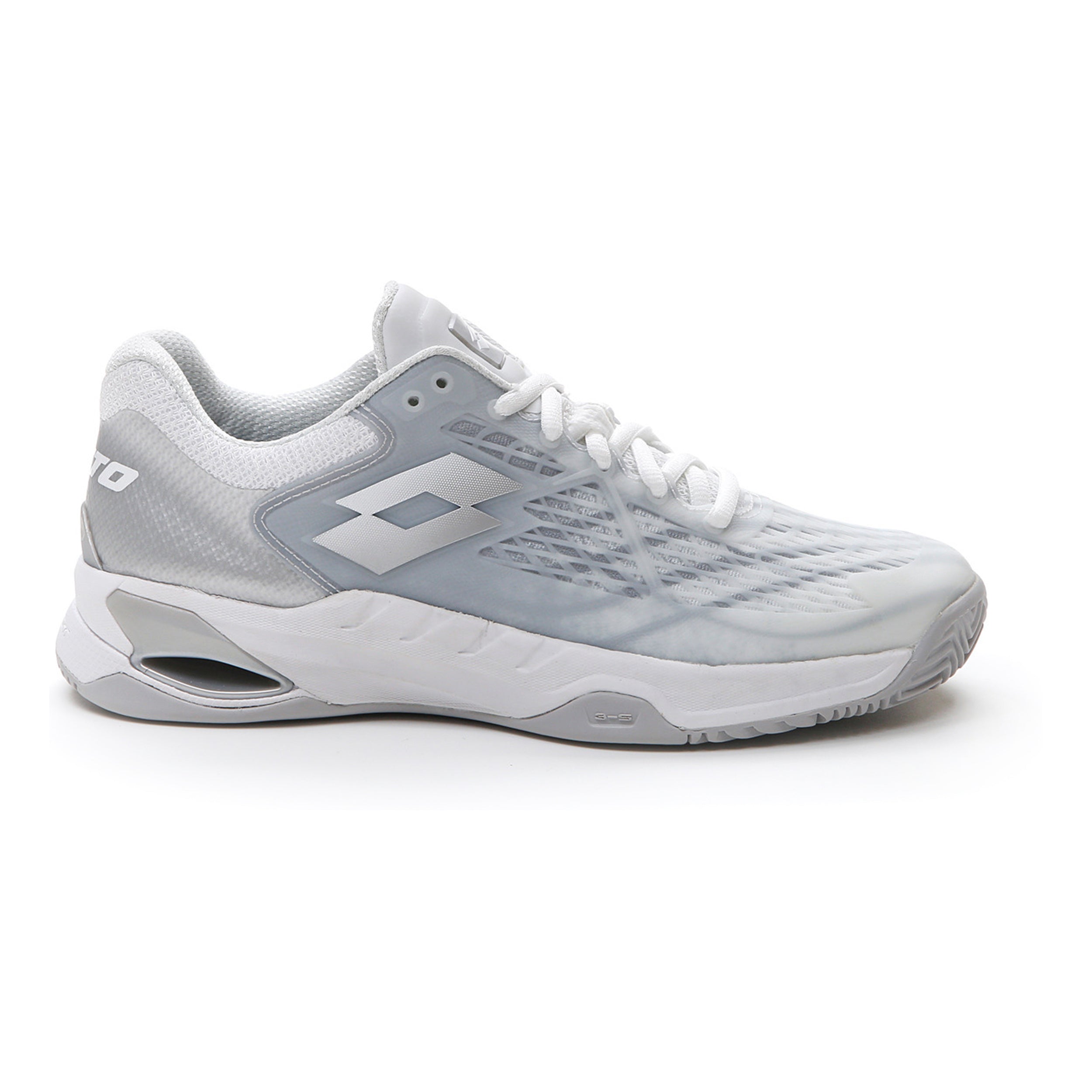 Lotto Mirage 100 Clay Sandplatzschuh Damen-Weiß,Grau