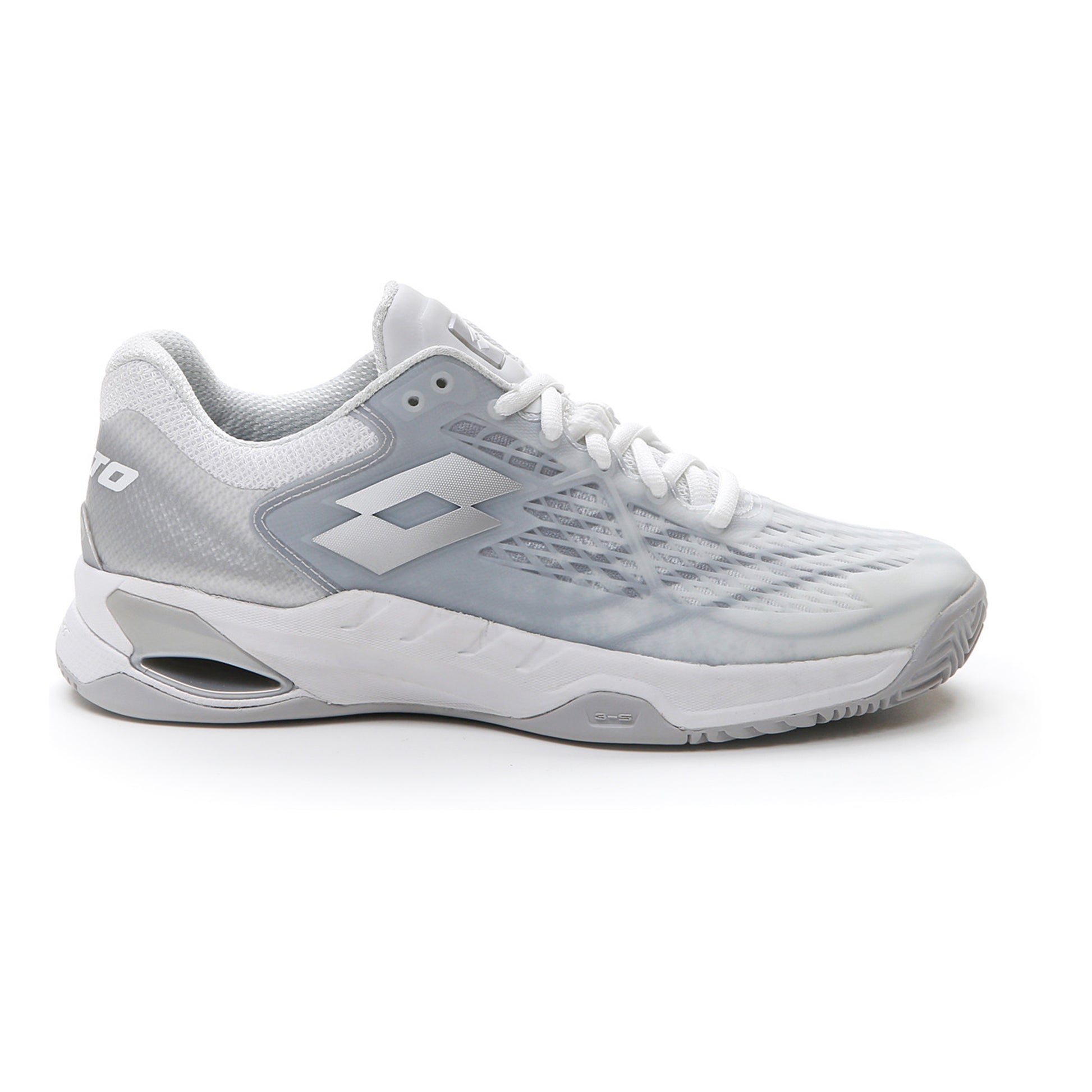 Lotto Mirage 100 Clay Sandplatzschuh Damen-Weiß,Grau