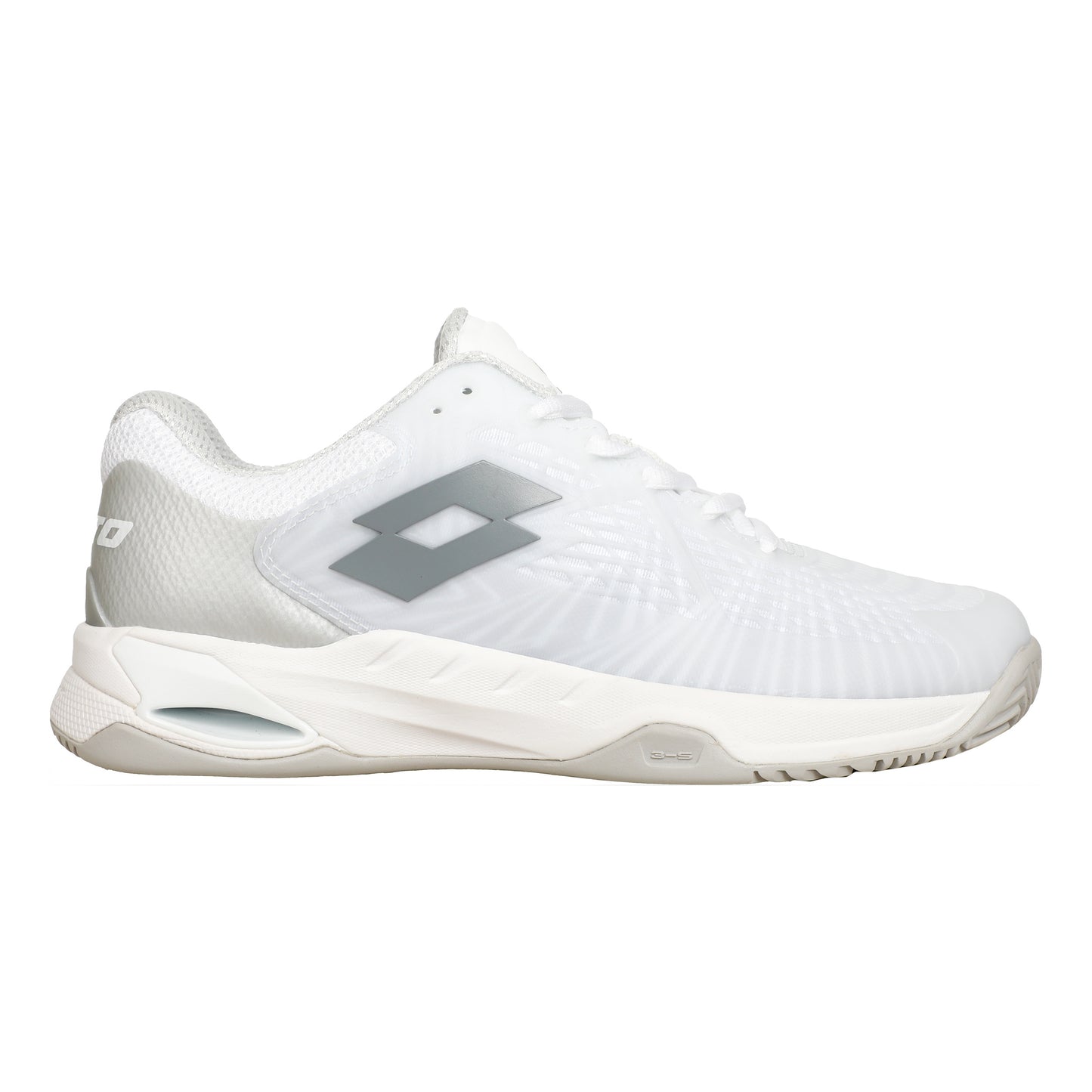 Lotto Mirage 100 II Sandplatzschuh Damen-weiß, grau
