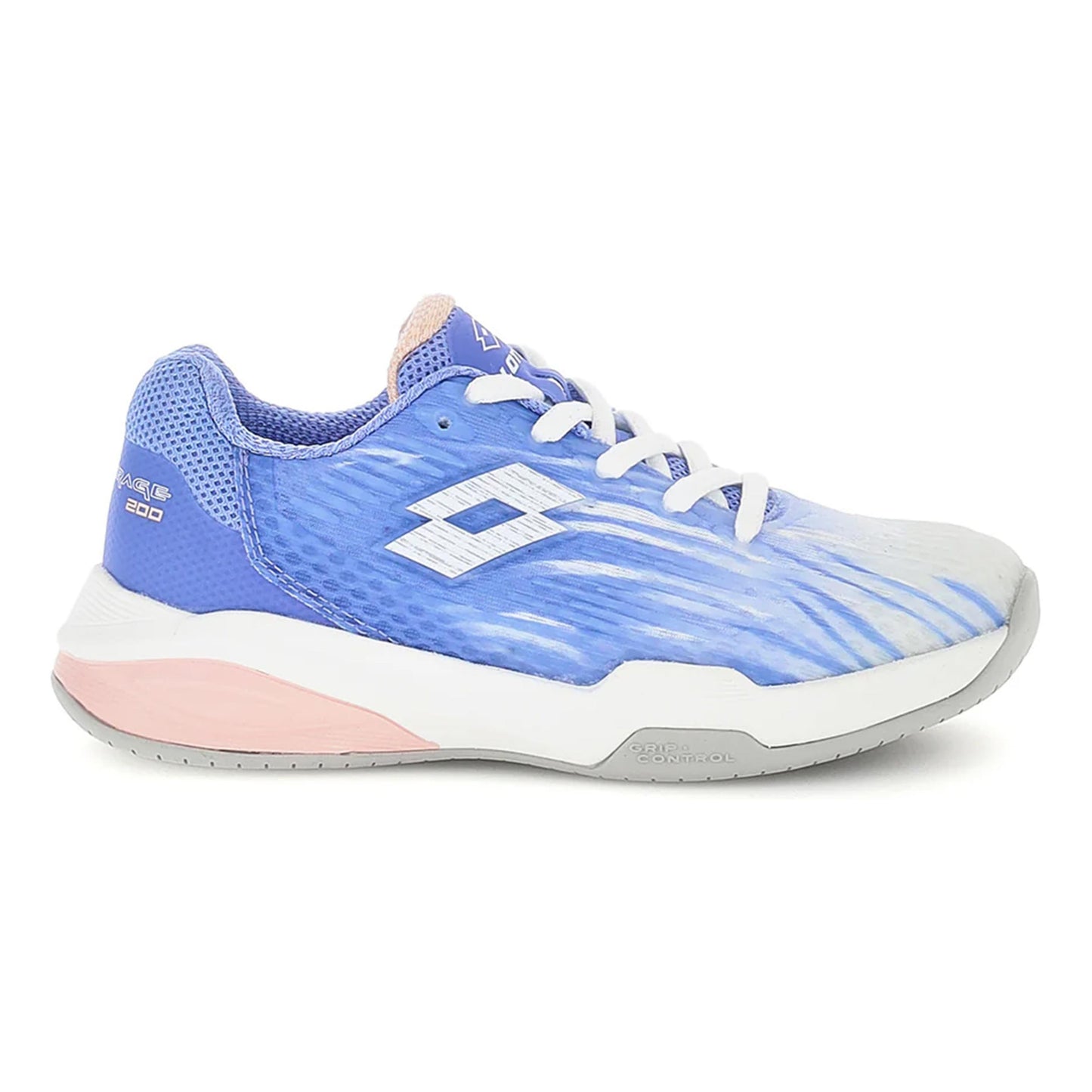 Lotto Mirage 200 II PRT Allcourtschuh Kinder - hellblau, weiß