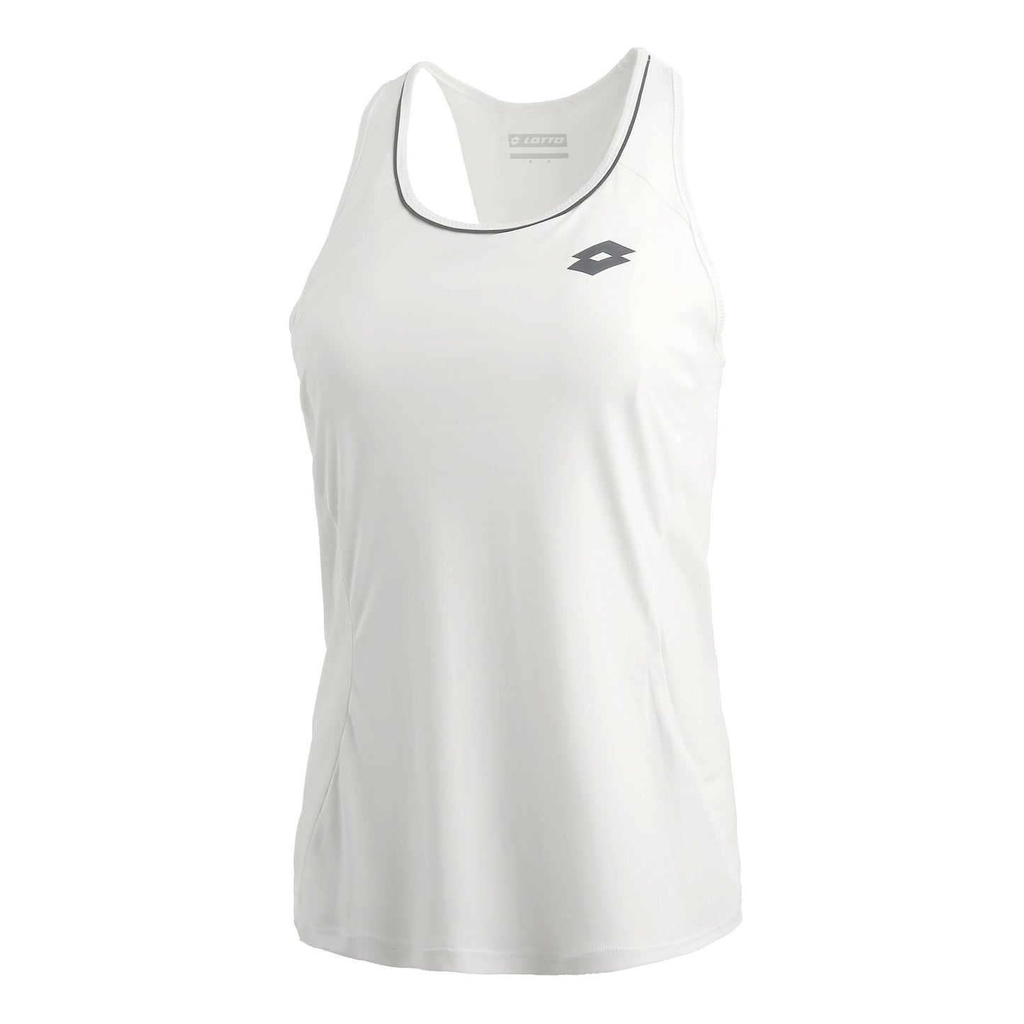 Lotto Squadra PL Tank-Top Damen - weiß, dunkelgrau