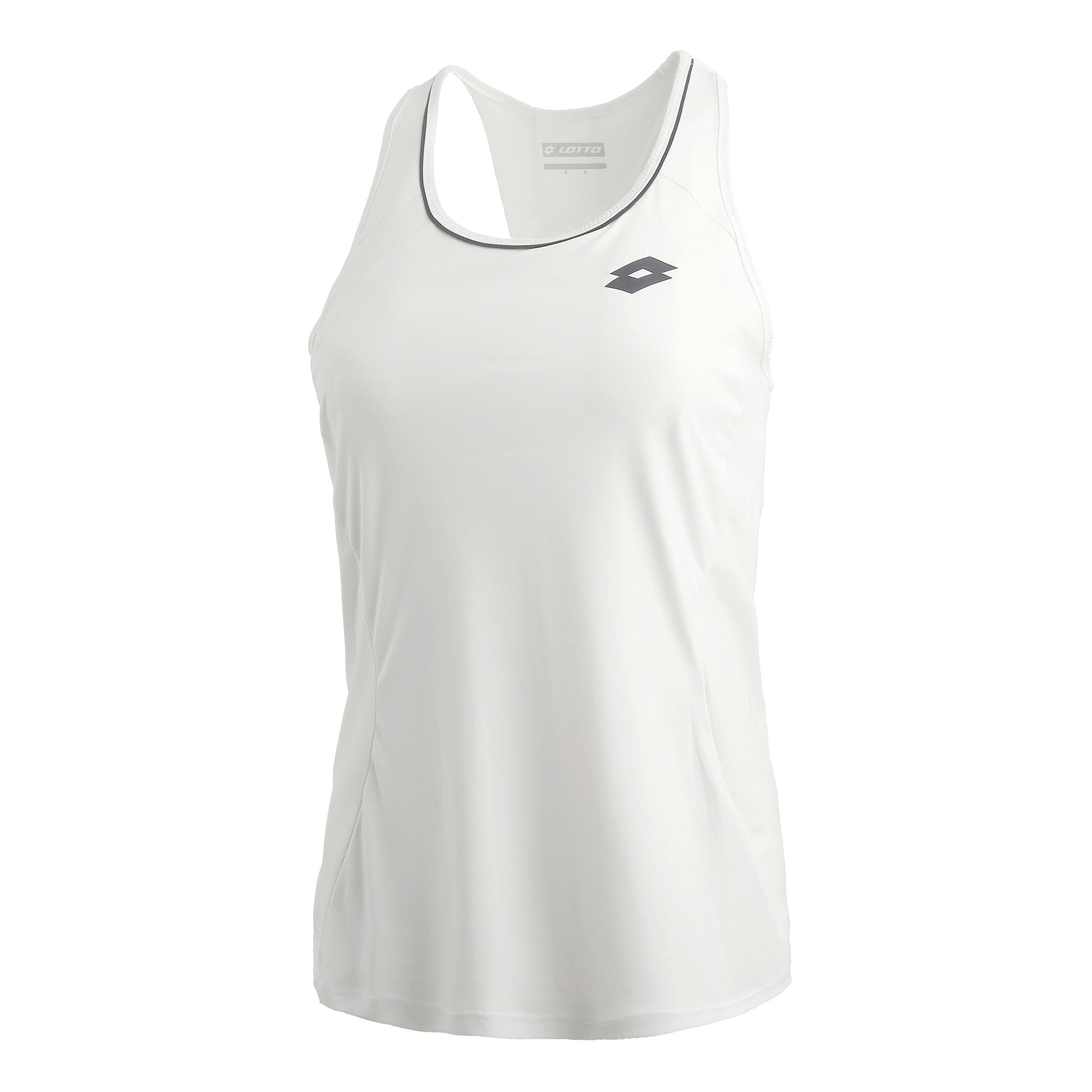 Lotto Squadra PL Tank-Top Damen - weiß, dunkelgrau