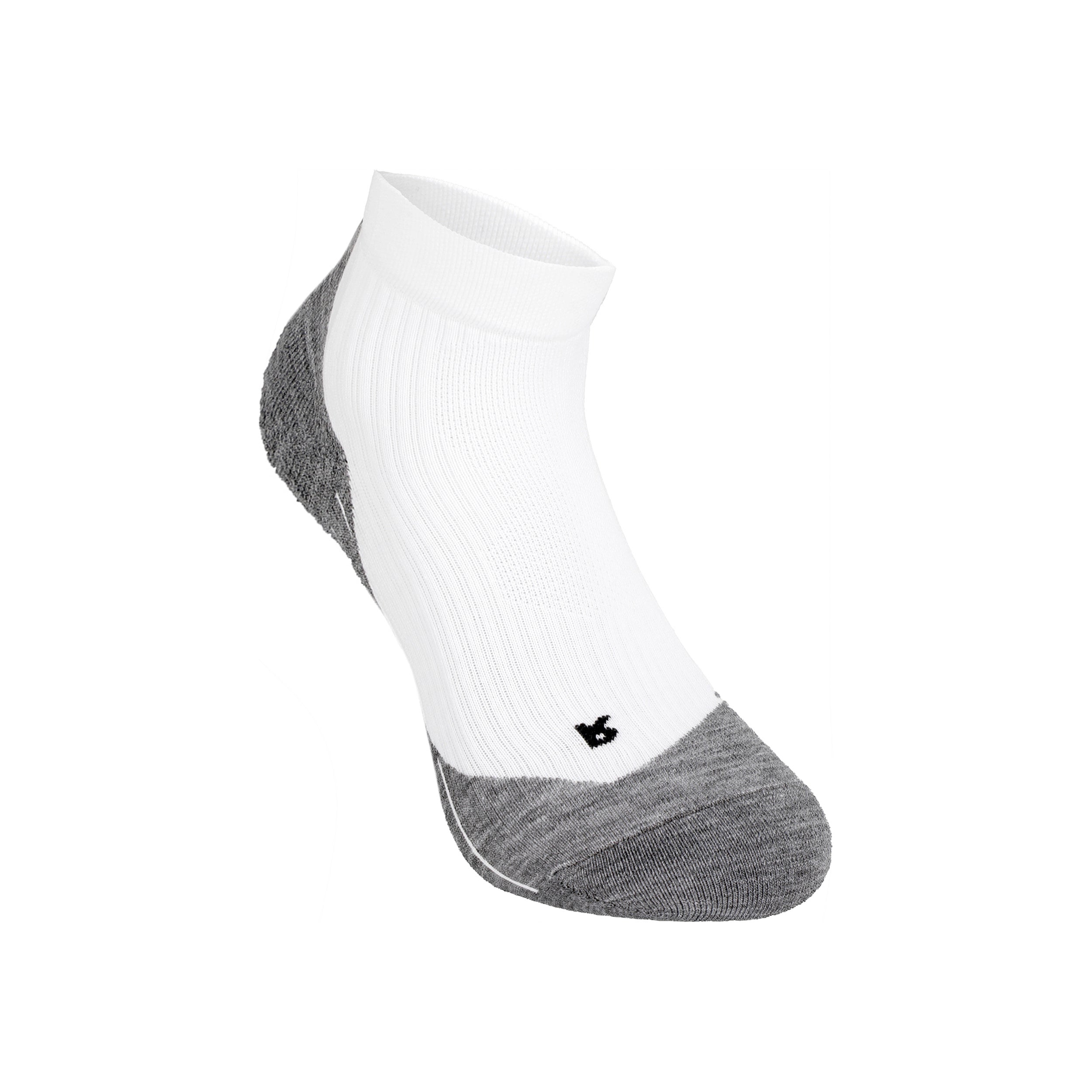 Falke TE4 Short Sportsocken Damen-Weiß,Dunkelgrau