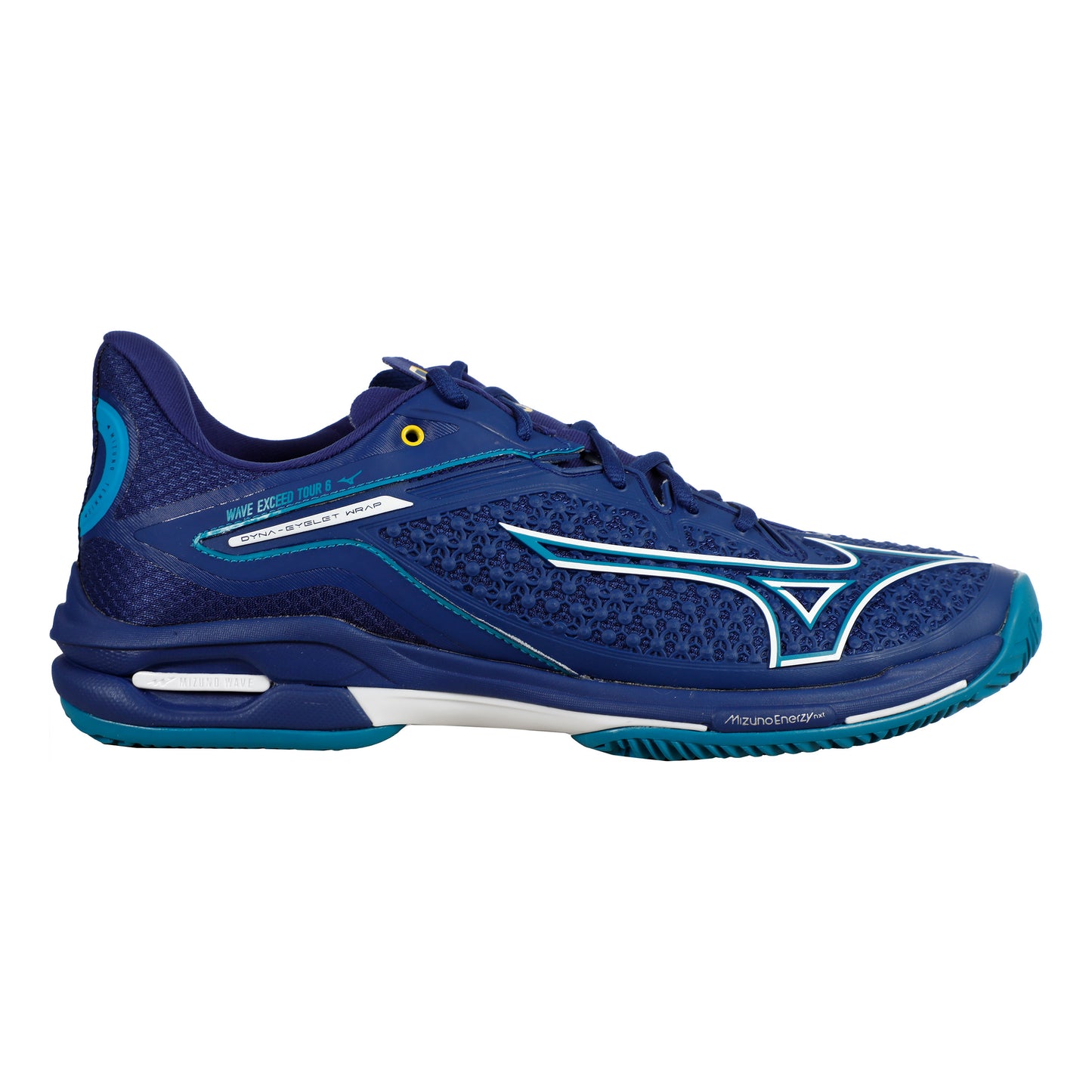 Mizuno Wave Exceed Tour 6 Sandplatzschuh Herren - blau, weiß