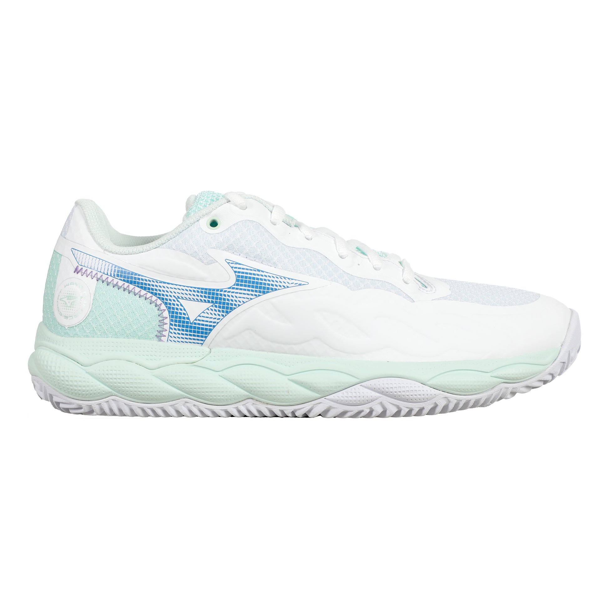Mizuno Wave Enforce Court Sandplatzschuh Damen - weiß, mint