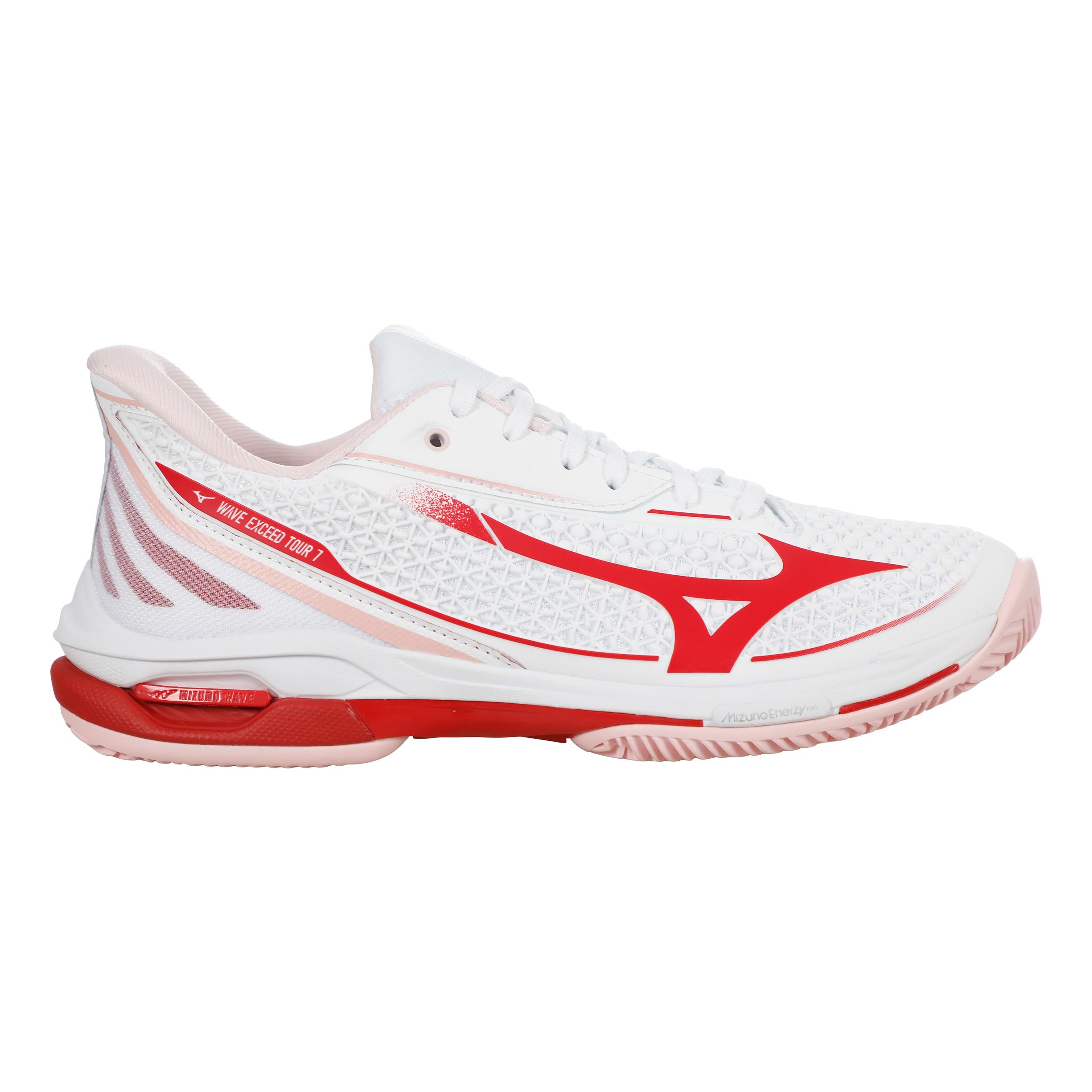 Mizuno Wave Exceed Tour 7 Sandplatzschuh Damen - weiß, rot