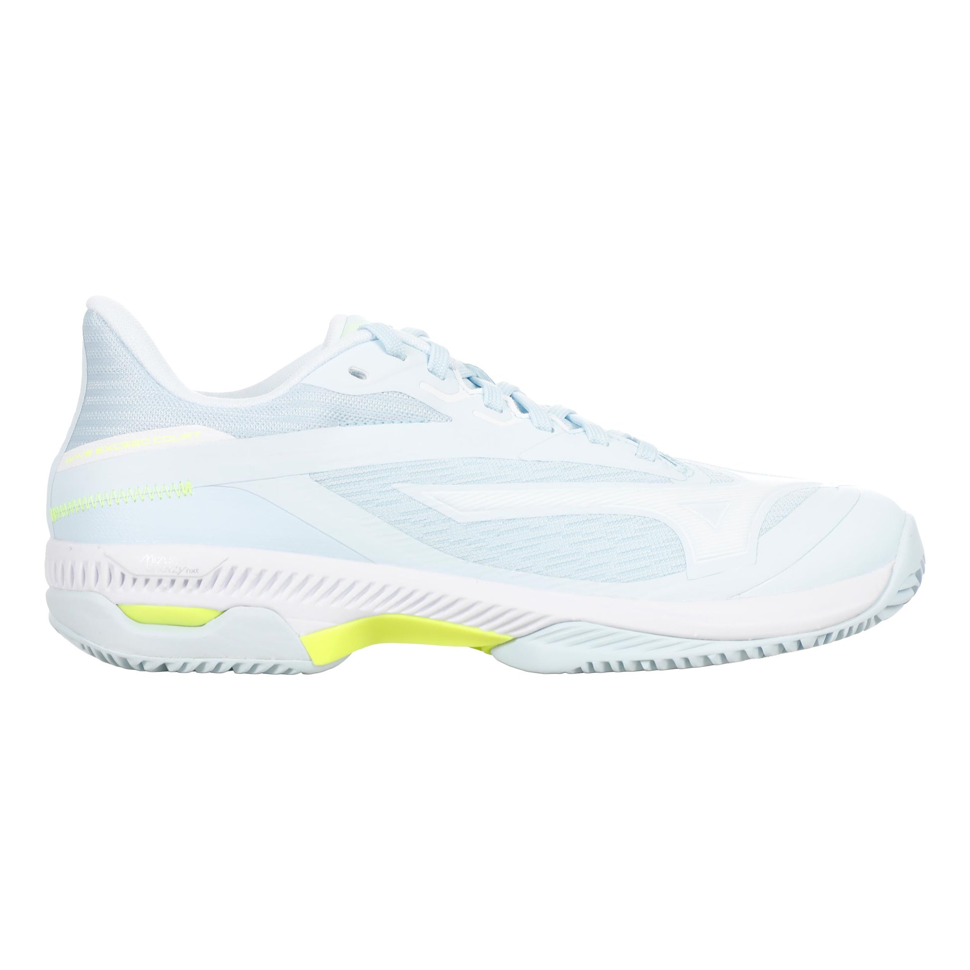 Mizuno Wave Exceed Court Sandplatzschuh Damen - weiß, hellblau