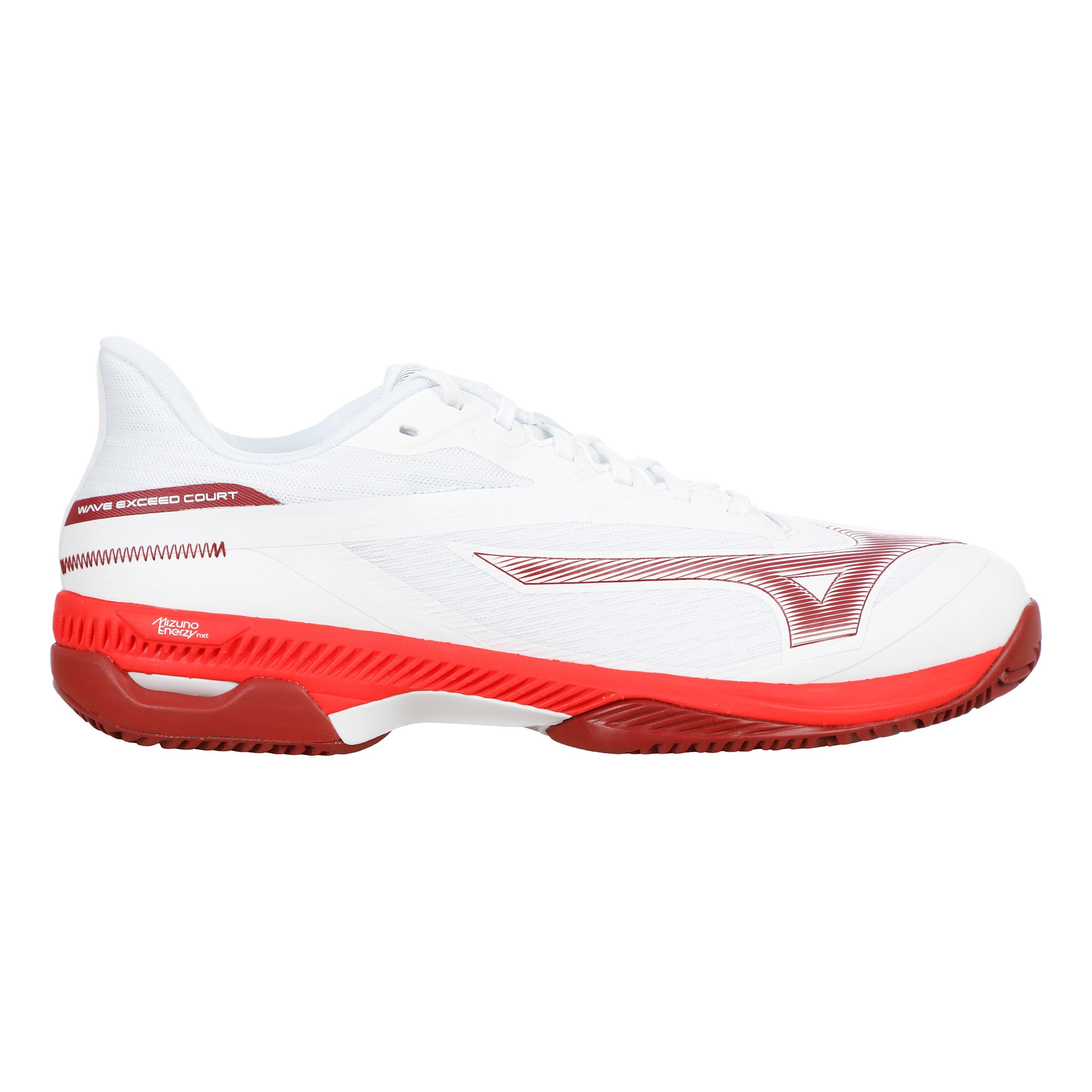 Mizuno Wave Exceed Court Sandplatzschuh Herren - weiß, rot