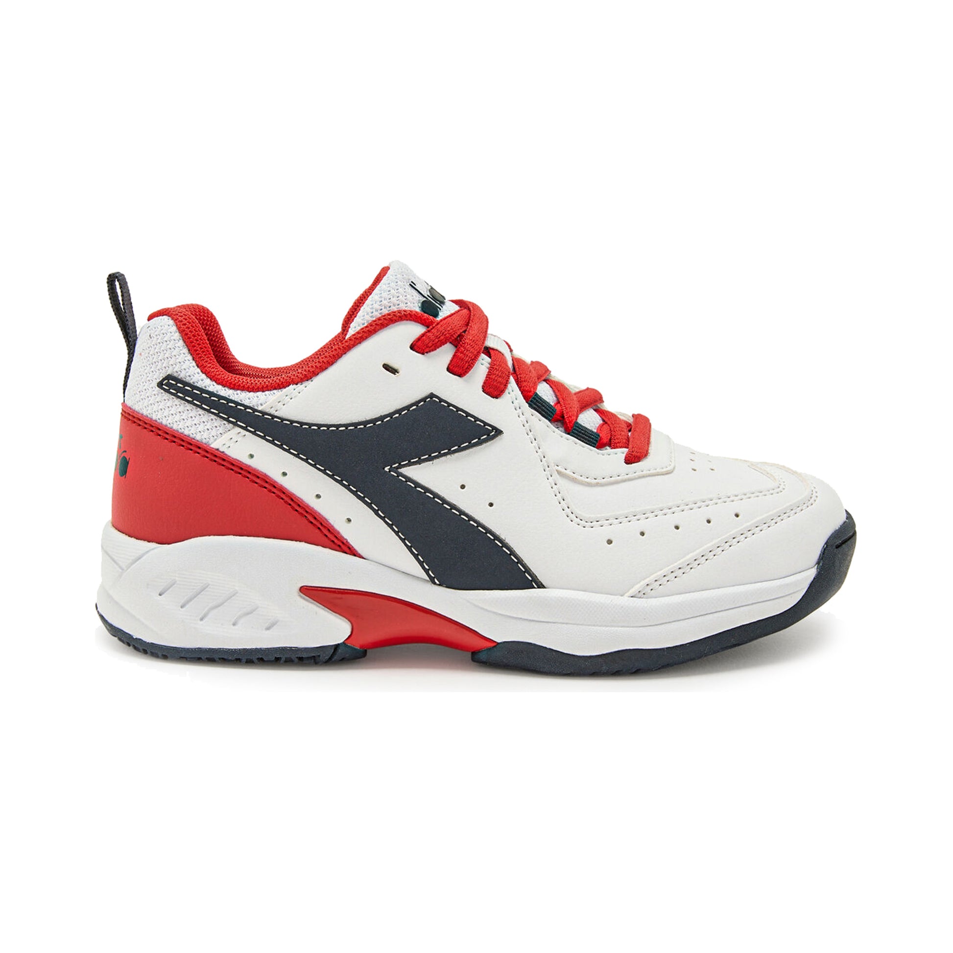 Diadora S. Challenge 5 SL AC Allcourtschuh Kinder - weiß, rot