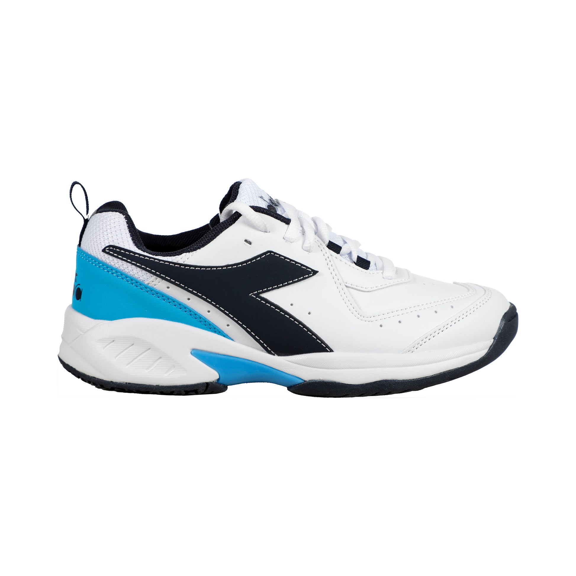Diadora S. Challenge 5 Allcourtschuh Kinder-Weiß,Blau