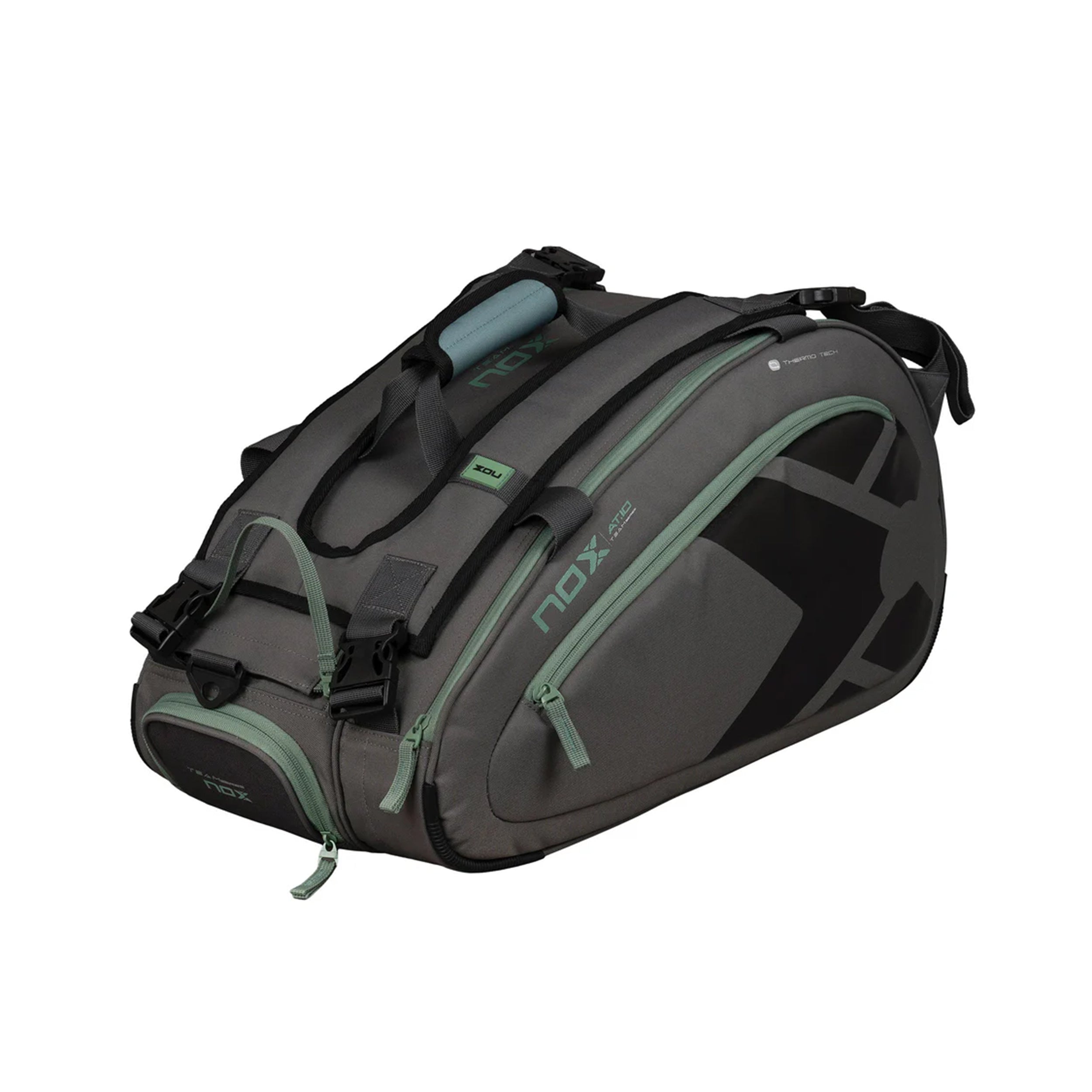 NOX AT10 Team Padelschlägertasche-Grau,Schwarz
