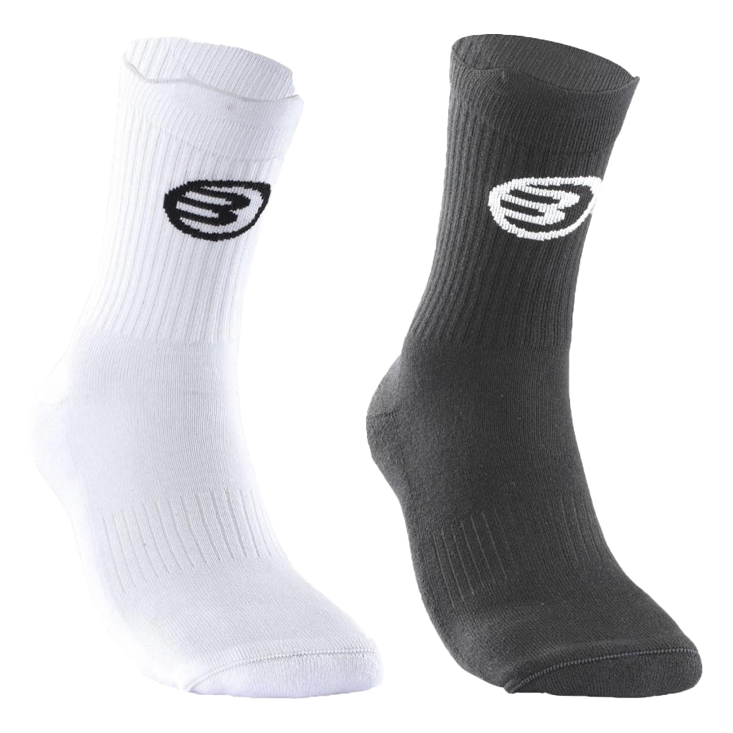 Bullpadel Bp253 (Pack 2) Sportsocken Unisex - schwarz, weiß