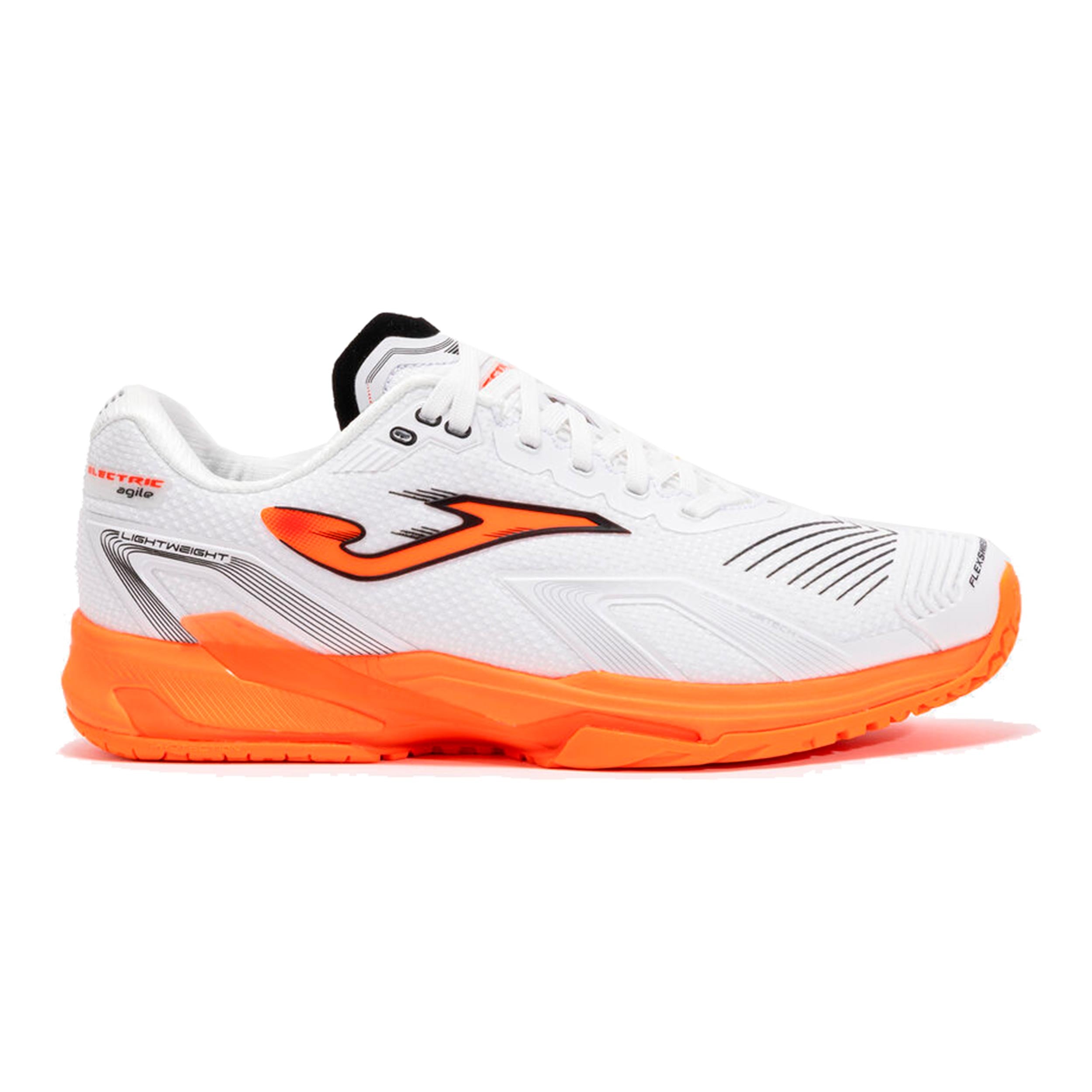 Joma Electric Hartplatzschuh Herren - weiß, orange