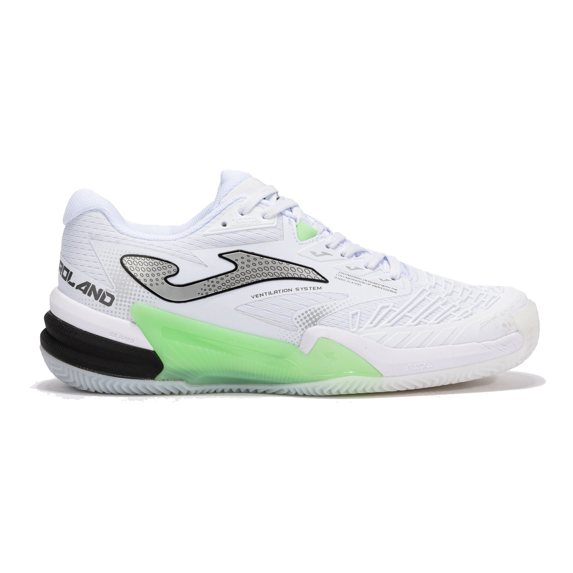 Joma Roland Sandplatzschuh Herren - weiß, mint
