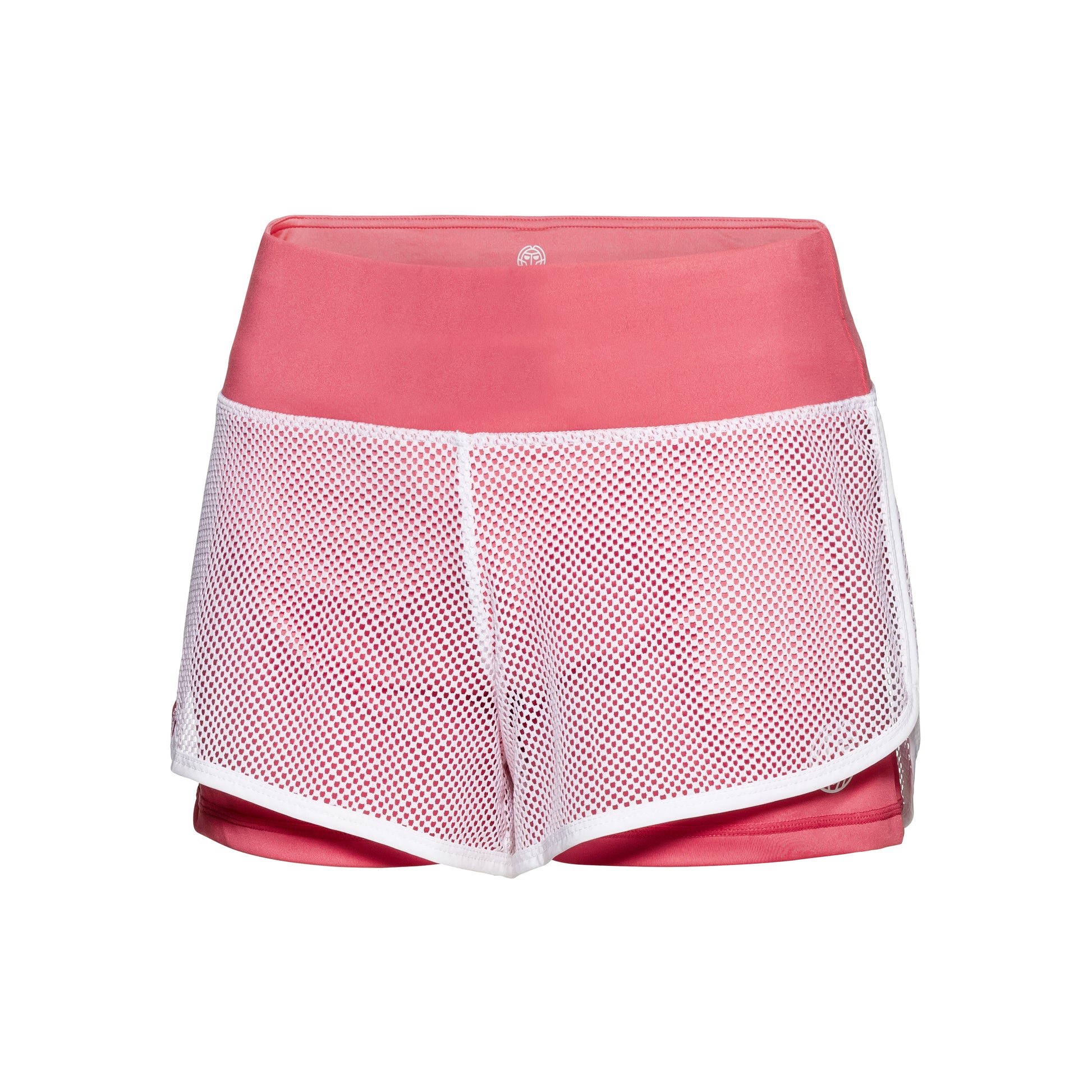 BIDI BADU Efia Tech (2in1) Shorts Damen-Koralle,Weiß