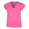 Bella 2.0 Tech V-Neck T-Shirt Damen-Pink,Weiß