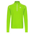 Zac Tech Half Zip Longsleeve Herren-Neongrün,Weiß