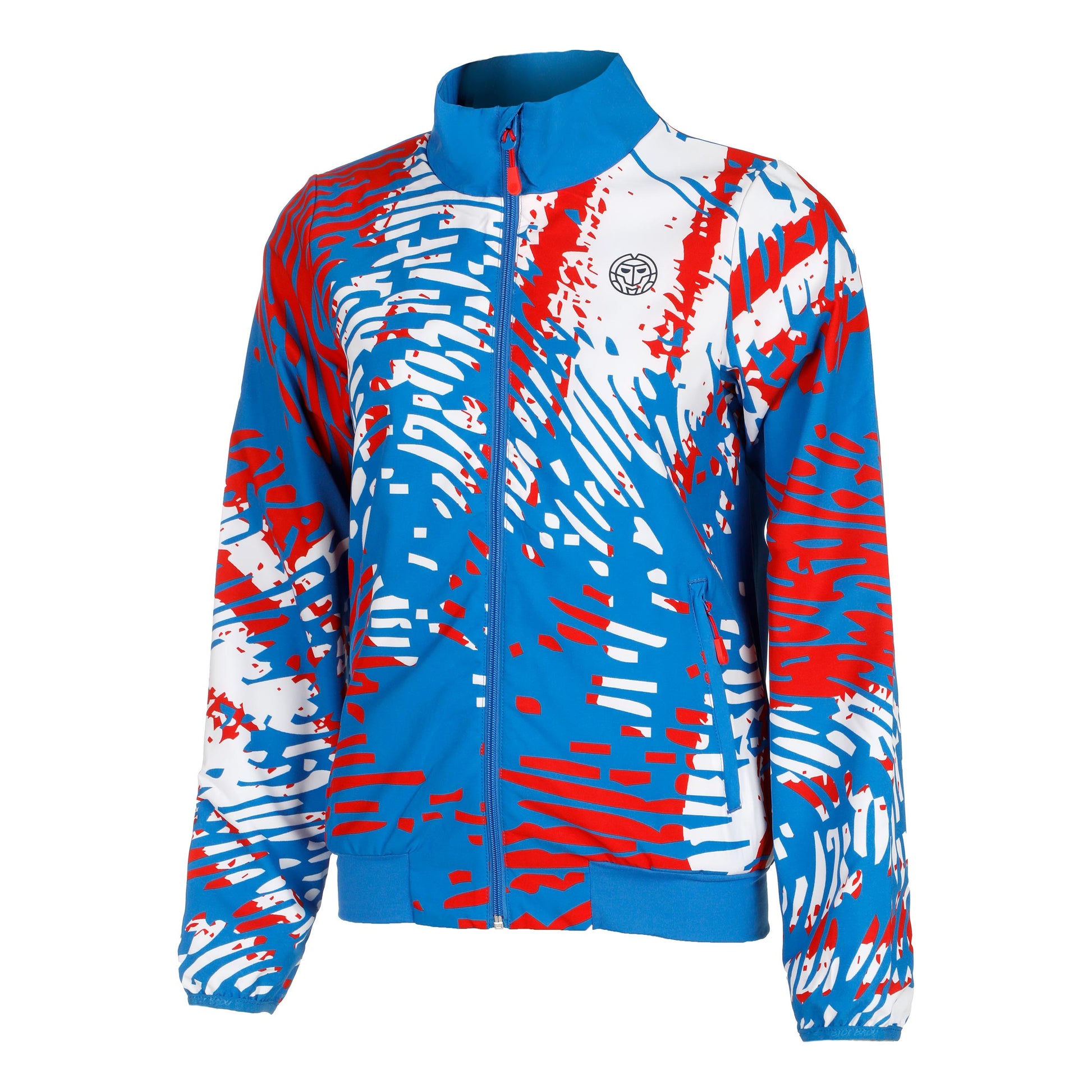 BIDI BADU Gene Tech Trainingsjacke Damen-Blau,Weiß