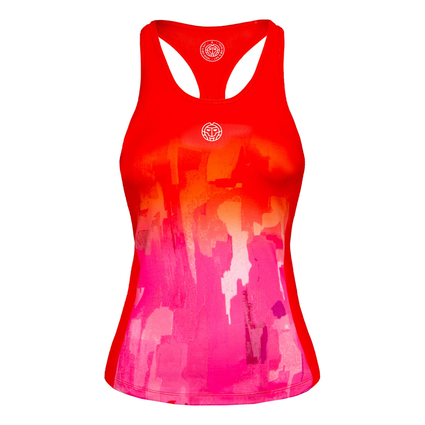 BIDI BADU Yaka Tech Tank-Top Damen - rot, rosa