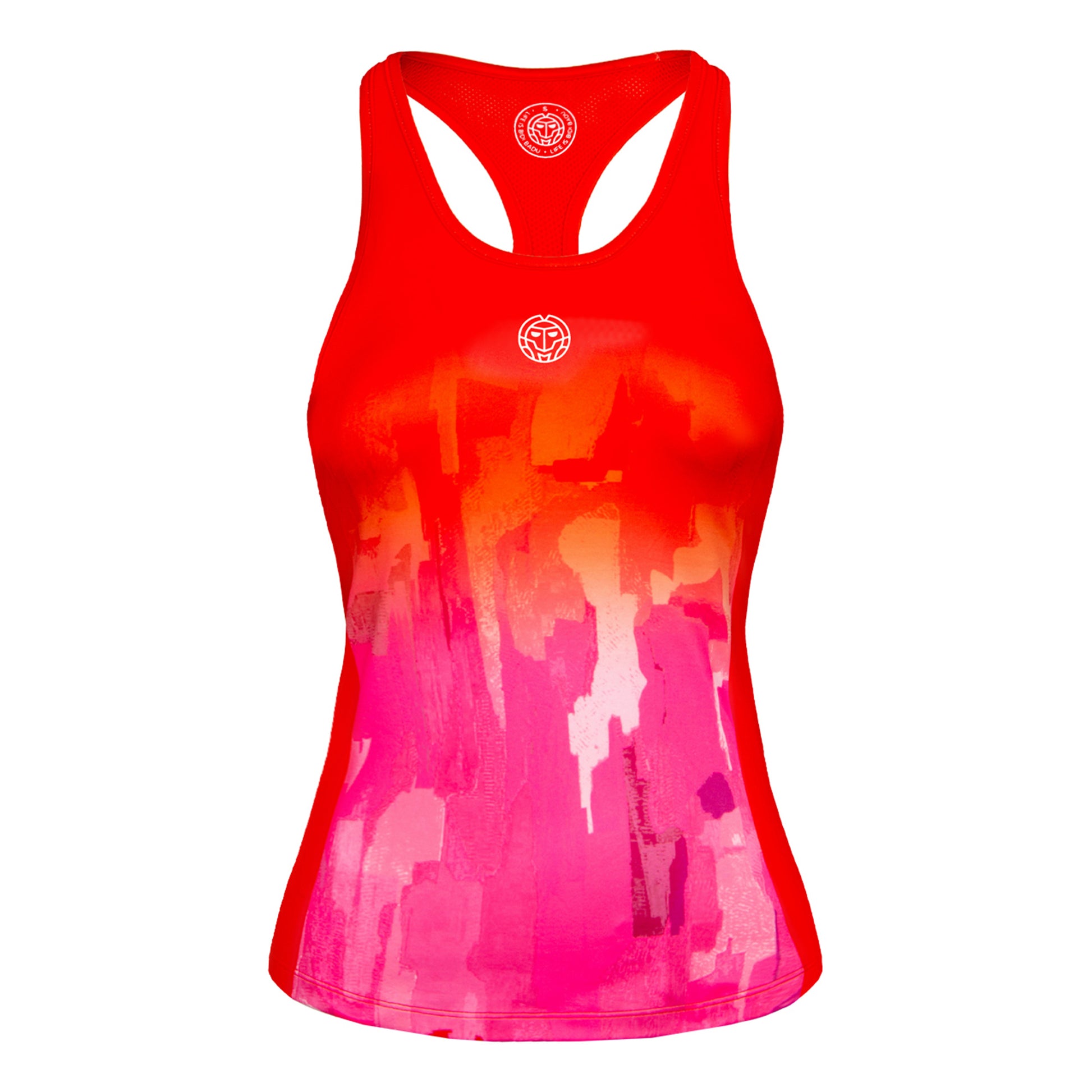 BIDI BADU Yaka Tech Tank-Top Damen - rot, rosa