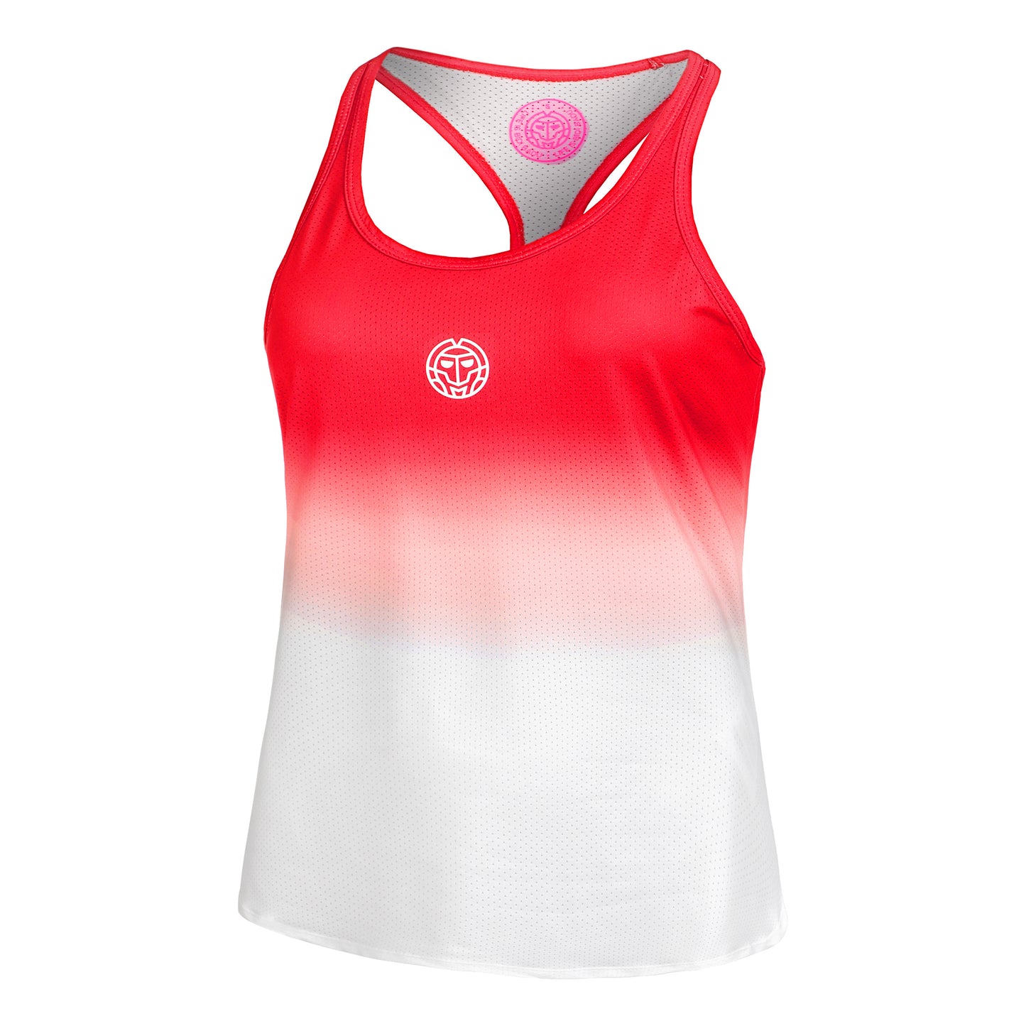 BIDI BADU Crew Gradiant Tank-Top Damen-Rot,Weiß