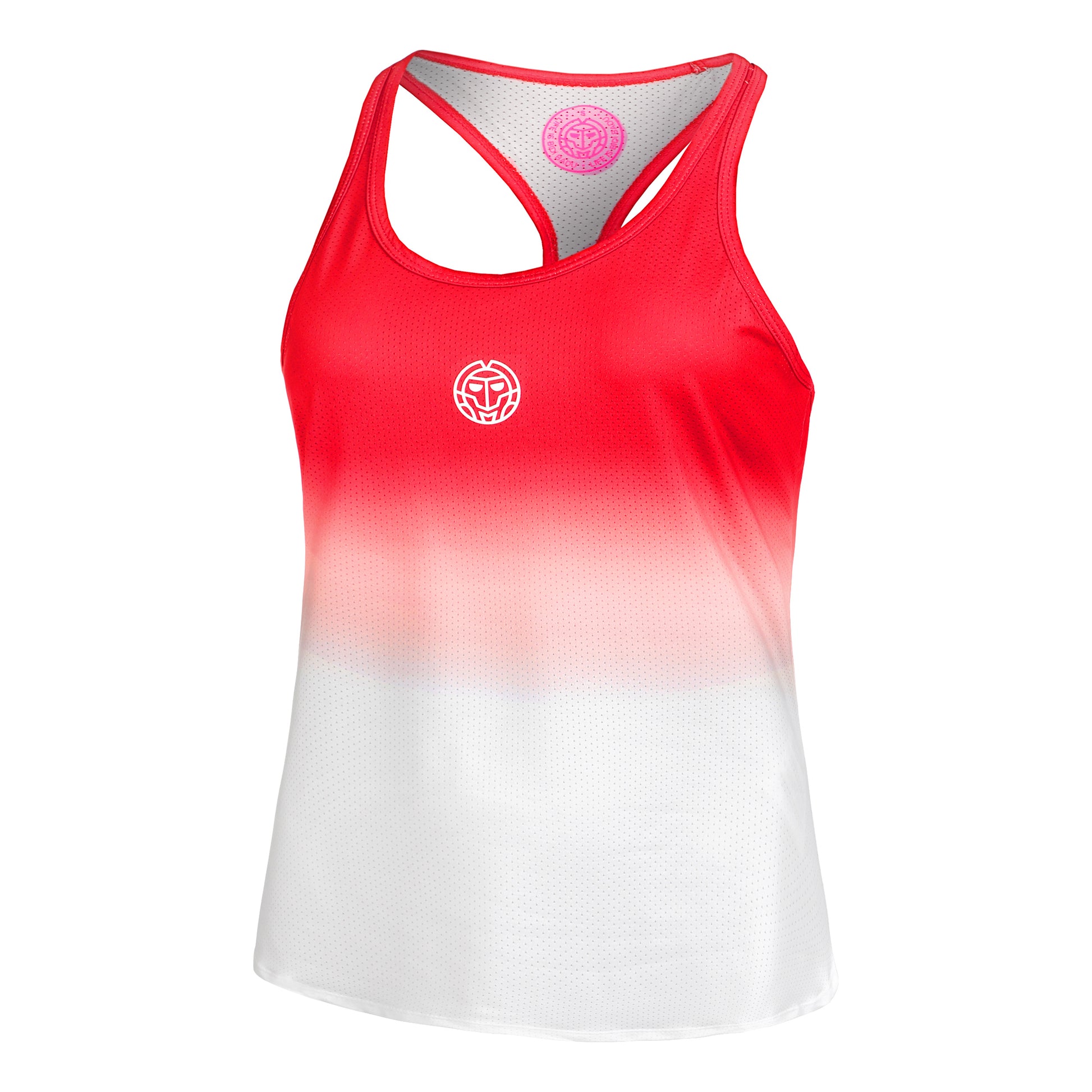 BIDI BADU Crew Gradiant Tank-Top Damen-Rot,Weiß