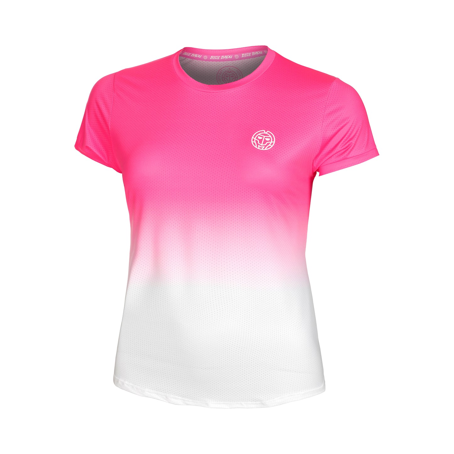 BIDI BADU Crew Gradiant T-Shirt Mädchen-Pink,Weiß