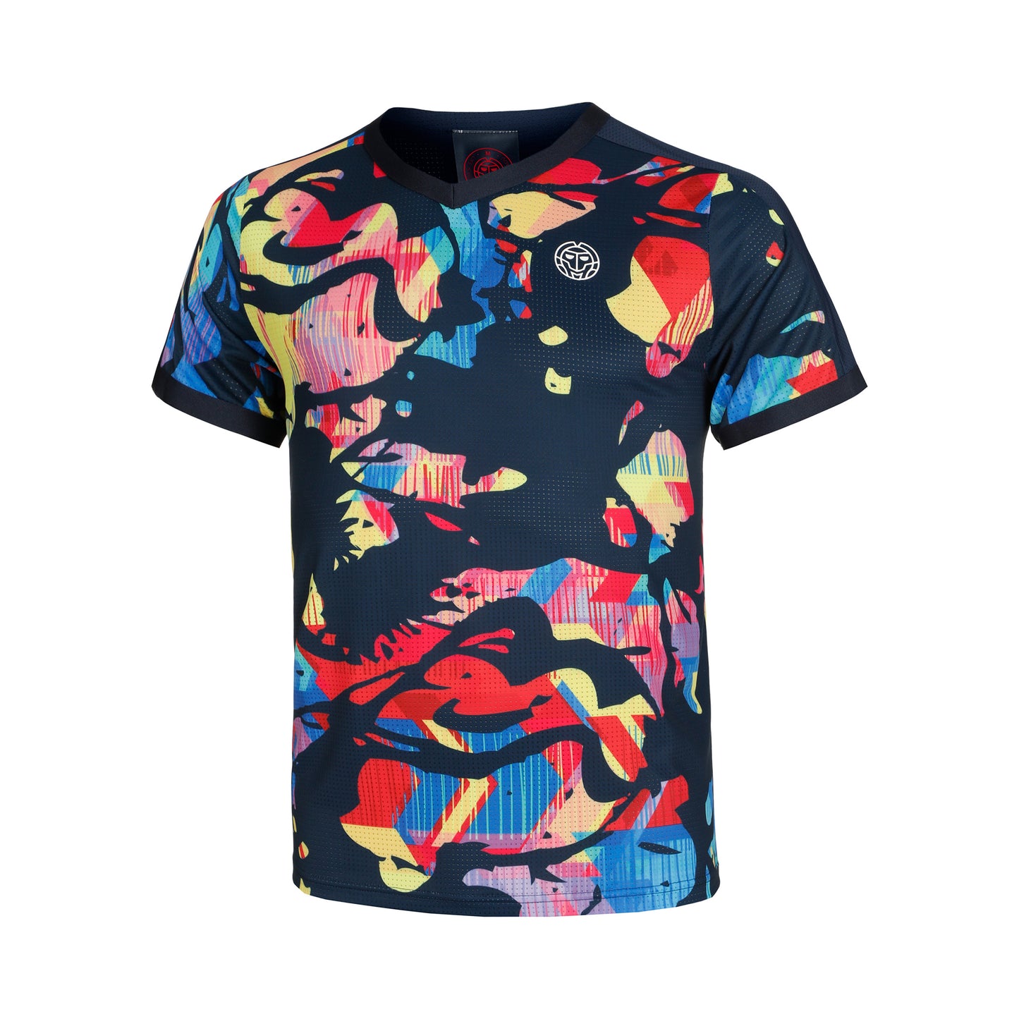 BIDI BADU Wild Arts V-Neck T-Shirt Jungen - dunkelblau, mehrfarbig