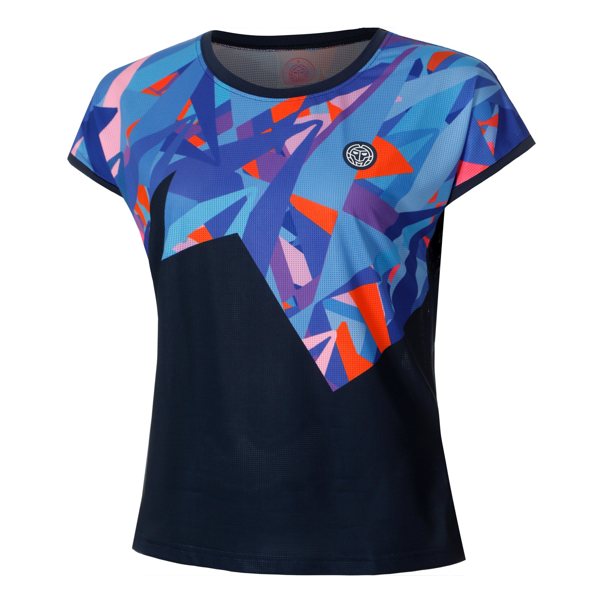 BIDI BADU Spike T-Shirt Damen-Dunkelblau,Mehrfarbig