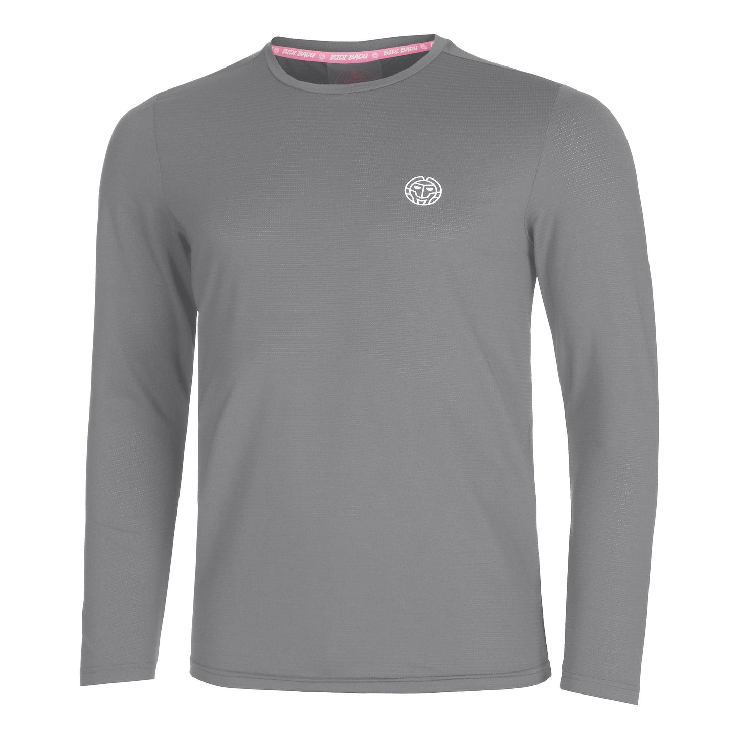 BIDI BADU Crew Roundneck Longsleeve Herren-Grau
