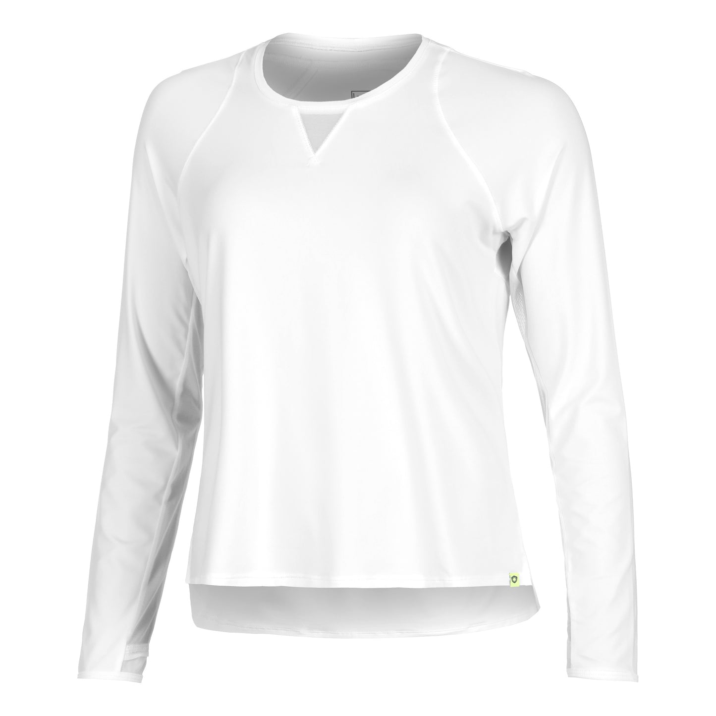 Lucky in Love High Low Breezy Longsleeve Damen - weiß,